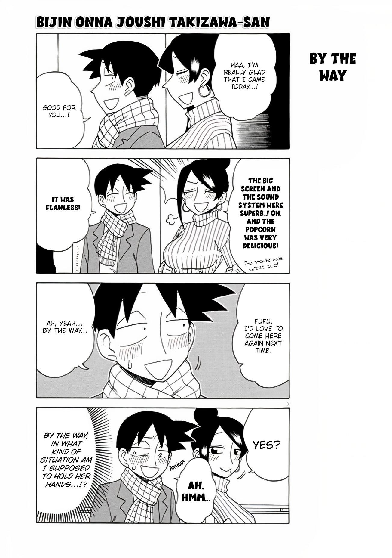 Bijin Onna Joushi Takizawa-San Chapter 109 - Page 3 in English