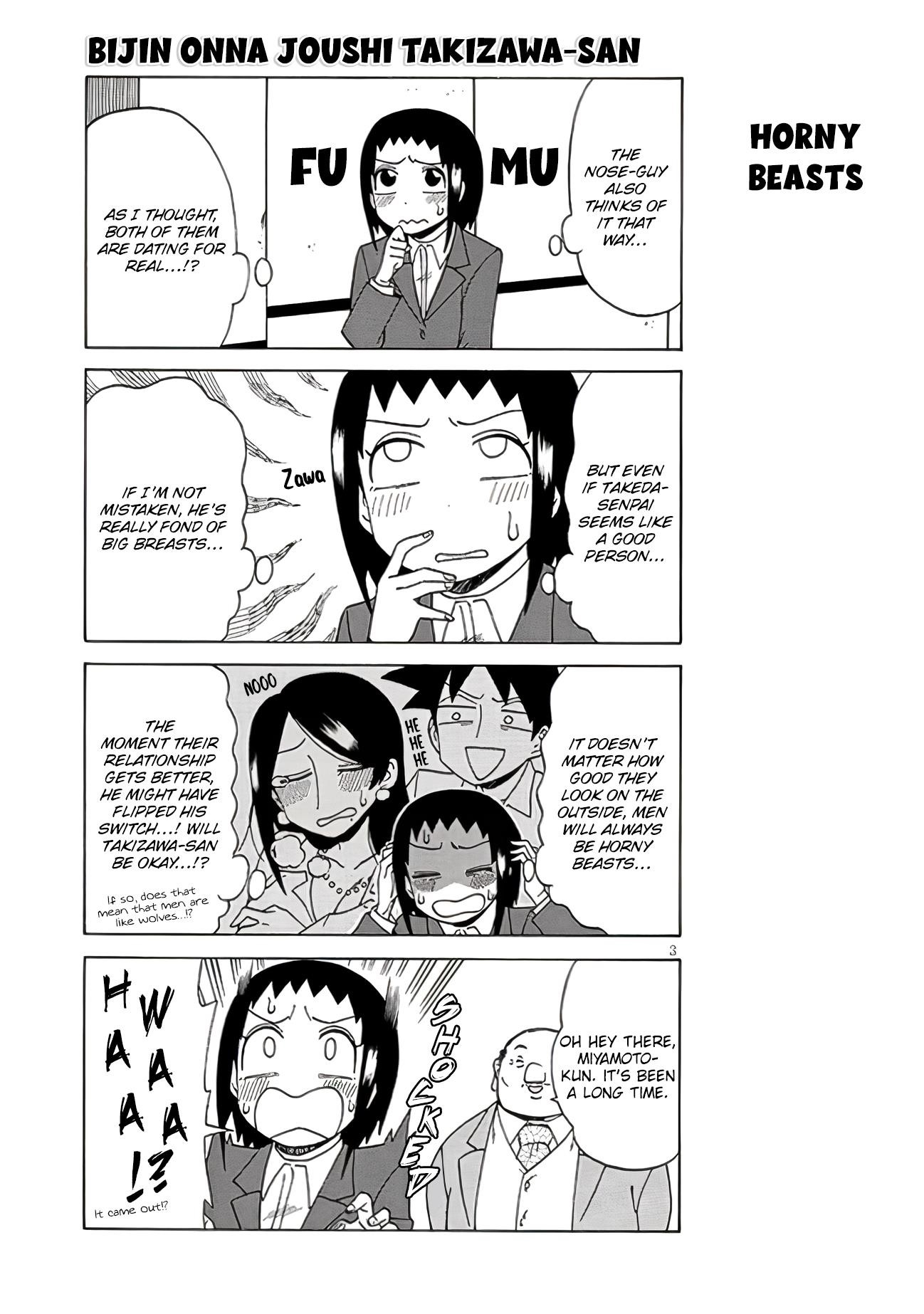 Bijin Onna Joushi Takizawa-San Chapter 111 - Page 3 in English