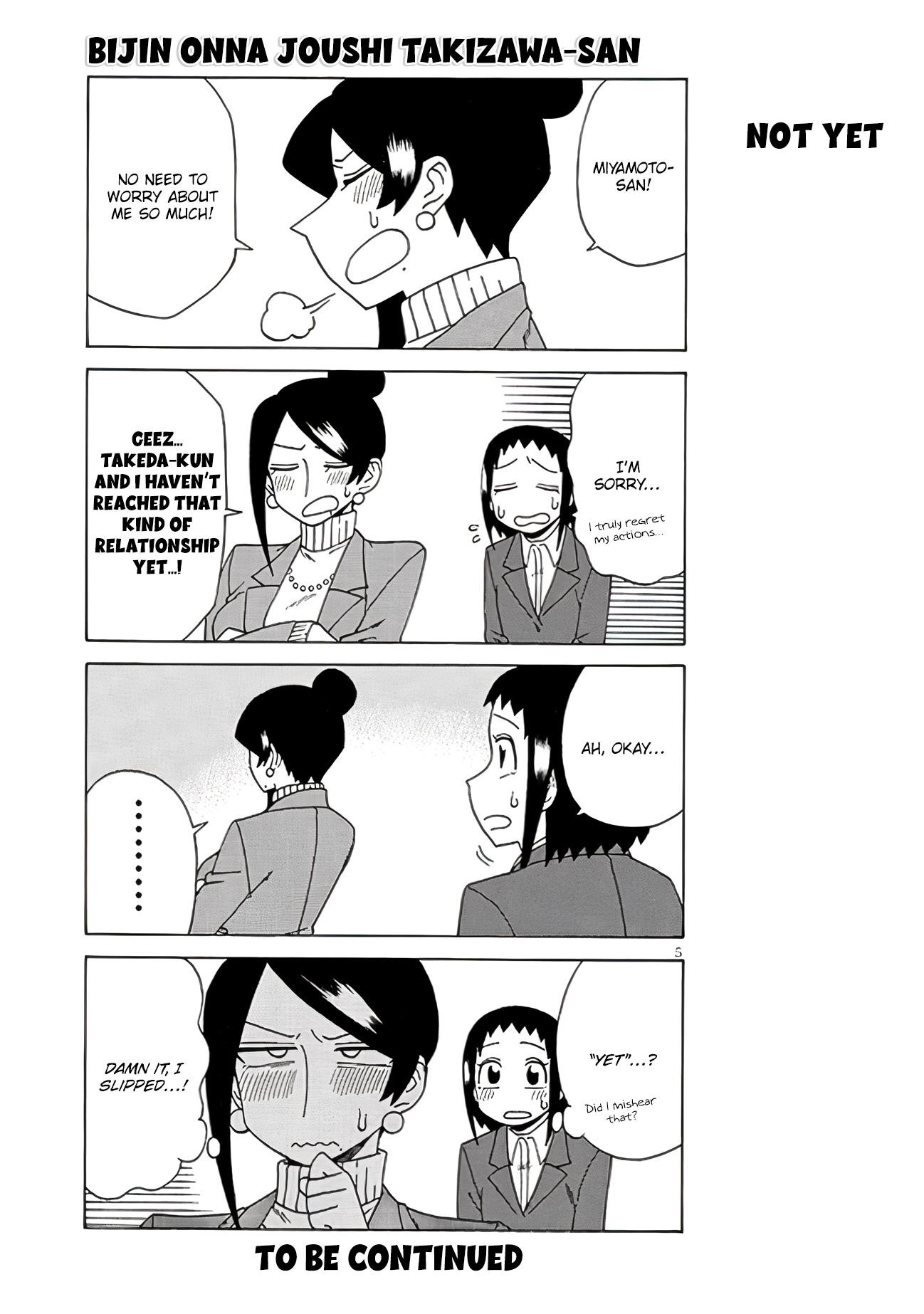 Bijin Onna Joushi Takizawa-San Chapter 111 - Page 5 in English