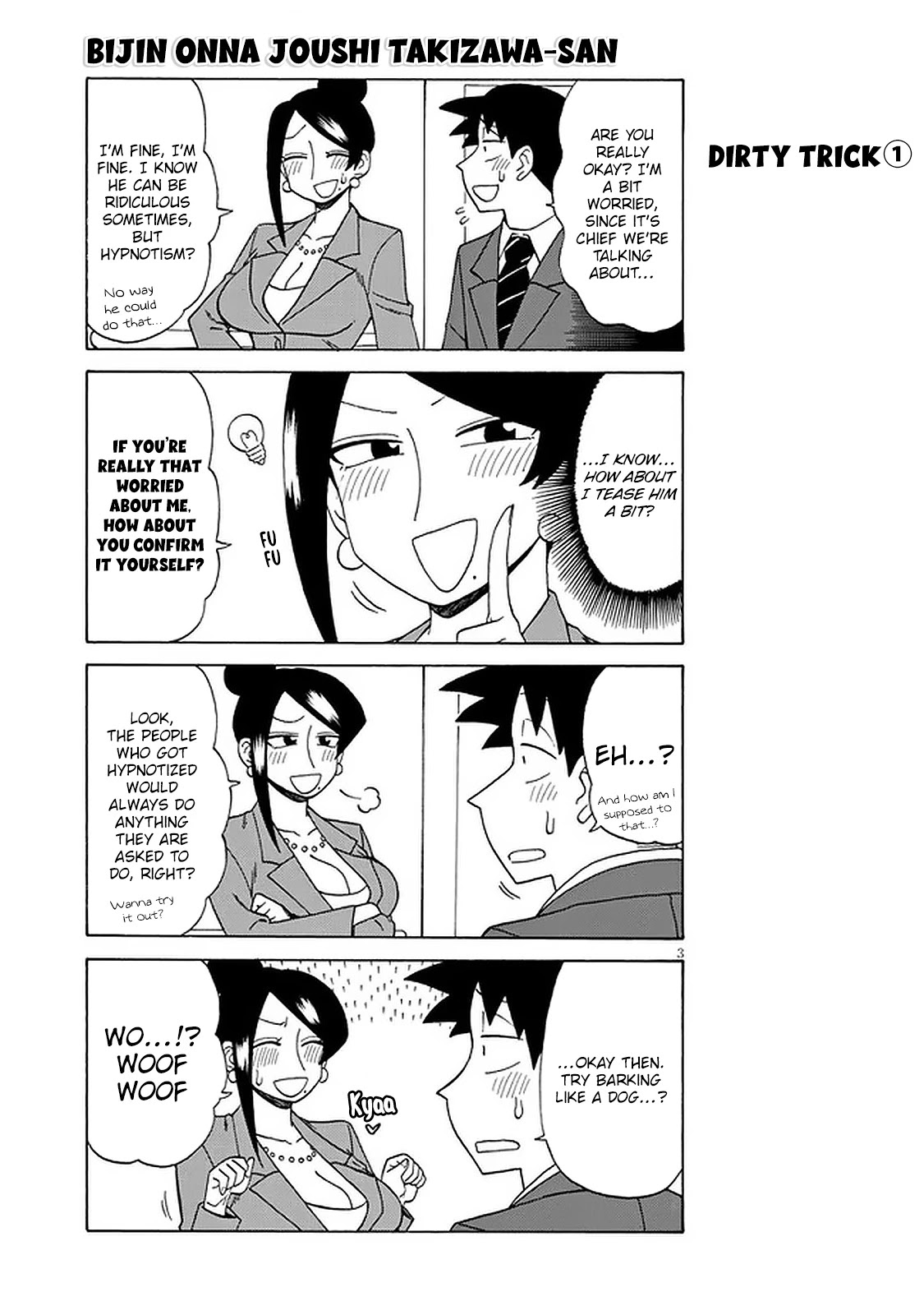 Bijin Onna Joushi Takizawa-San Chapter 113 - Page 3 in English