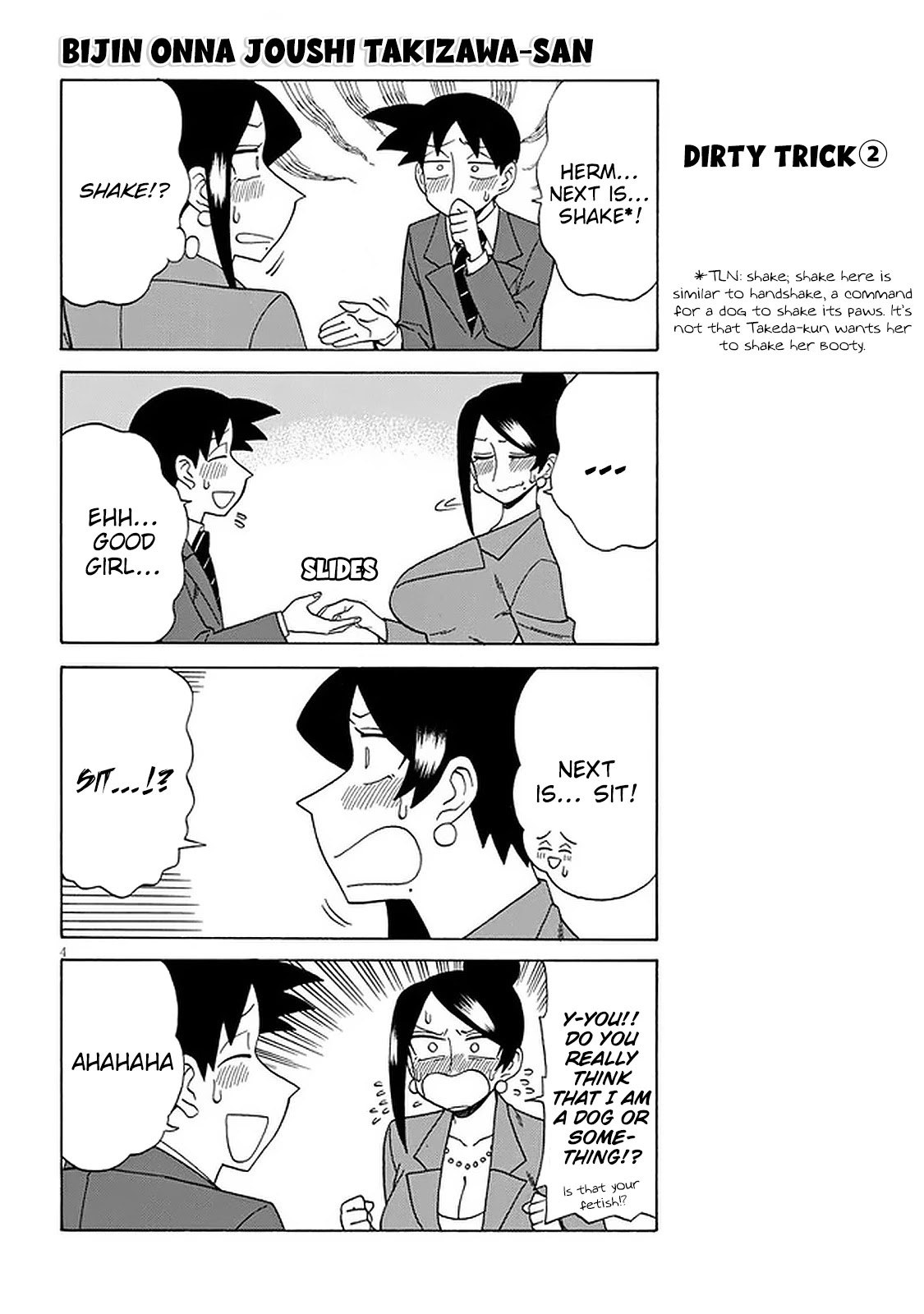 Bijin Onna Joushi Takizawa-San Chapter 113 - Page 4 in English