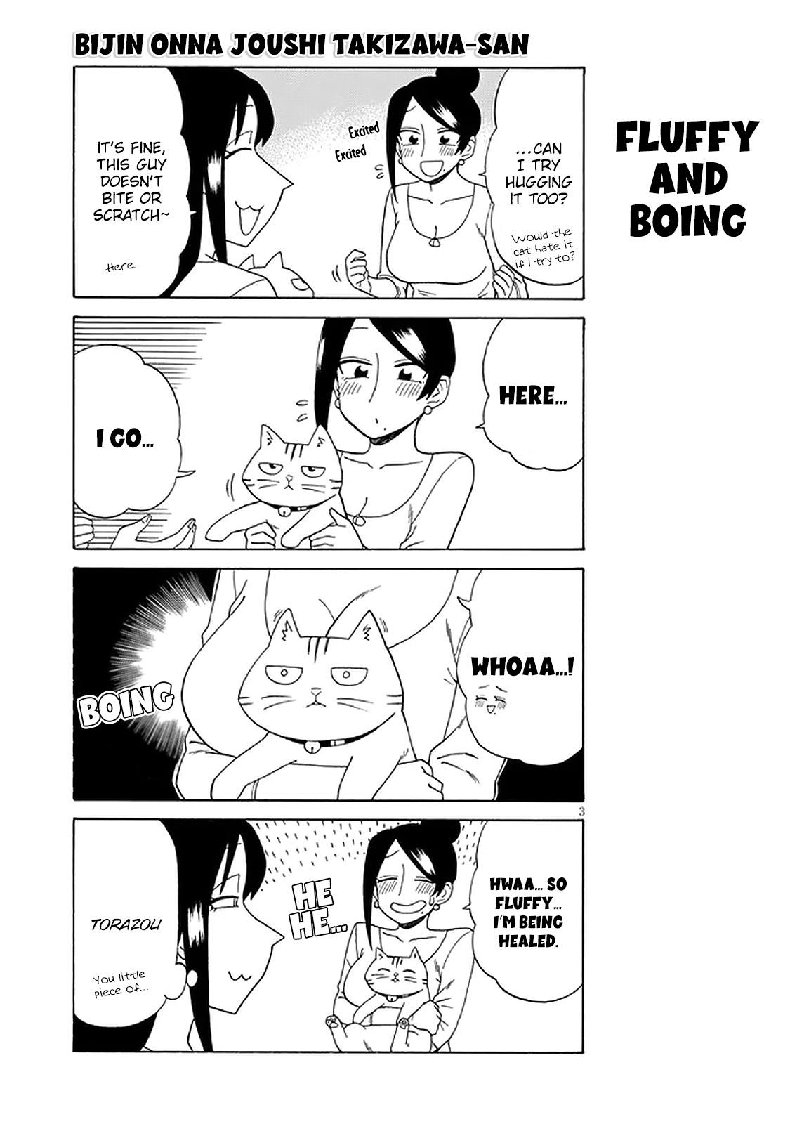 Bijin Onna Joushi Takizawa-San Chapter 114 - Page 3 in English