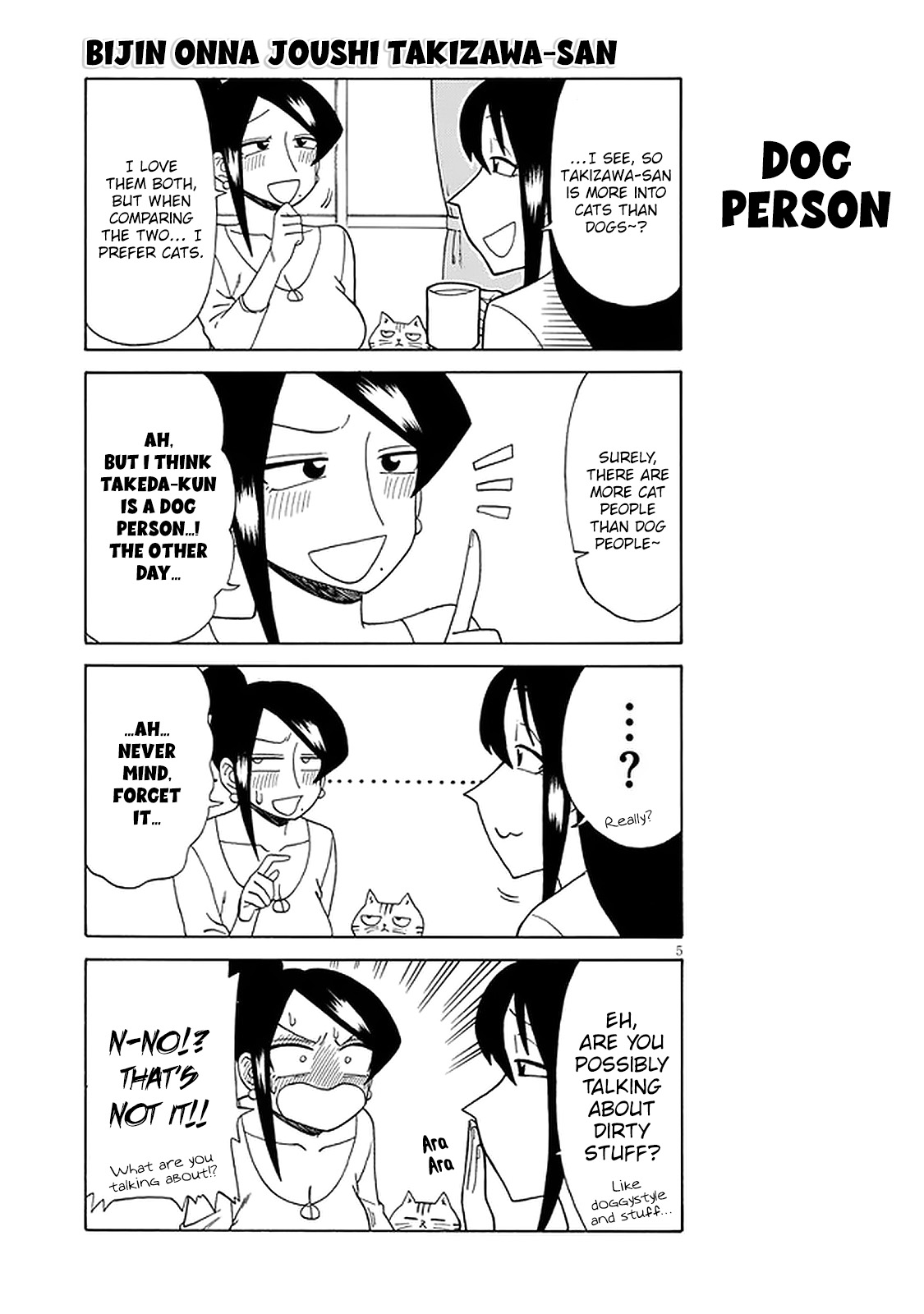 Bijin Onna Joushi Takizawa-San Chapter 114 - Page 5 in English