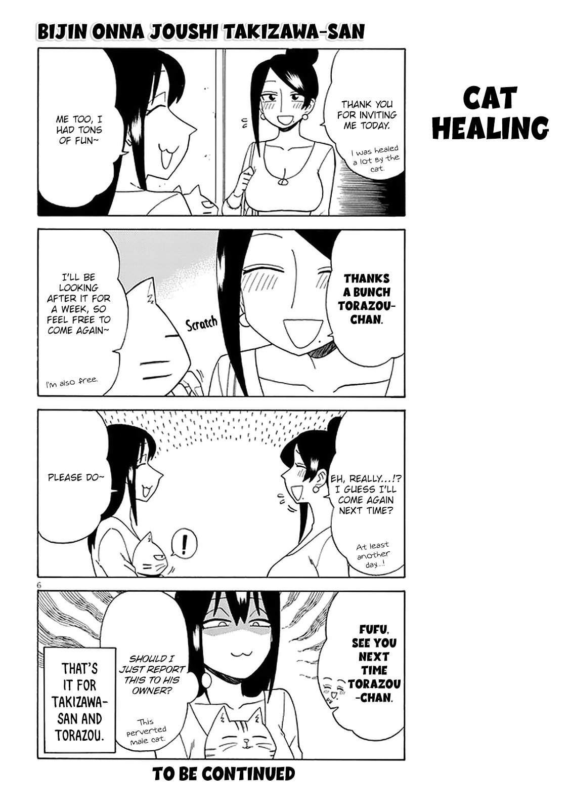 Bijin Onna Joushi Takizawa-San Chapter 114 - Page 6 in English
