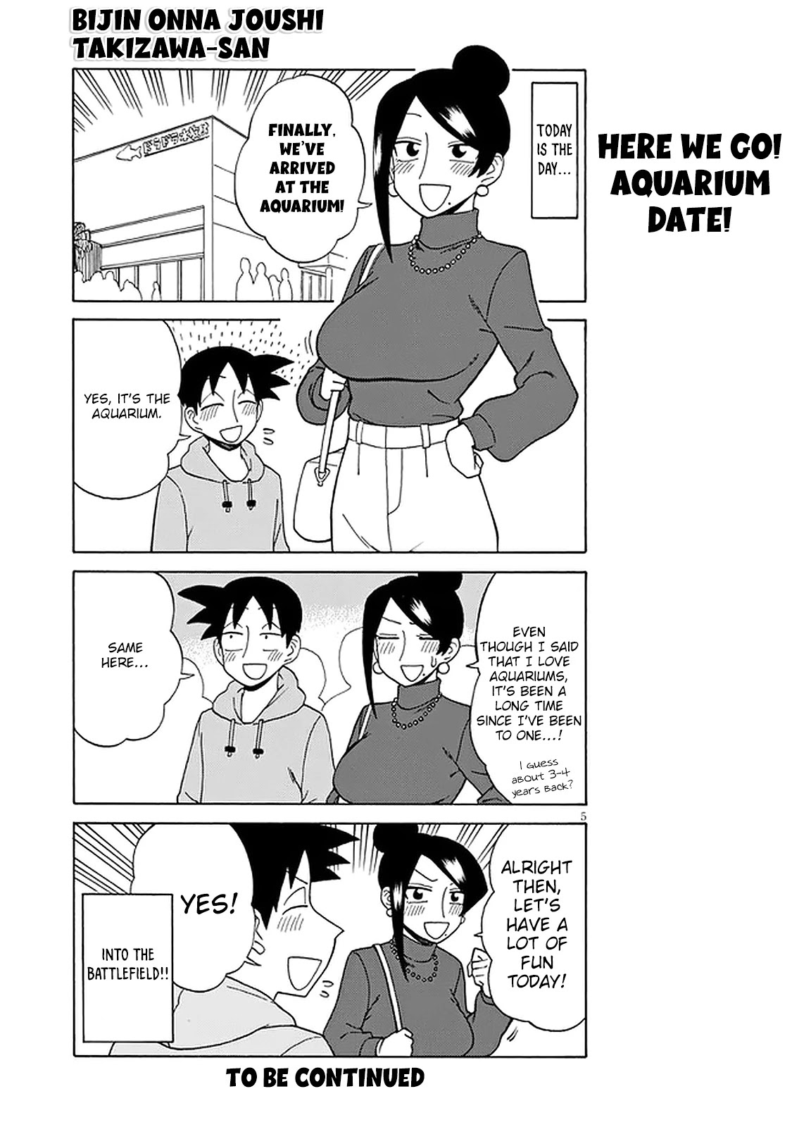 Bijin Onna Joushi Takizawa-San Chapter 115 - Page 5 in English