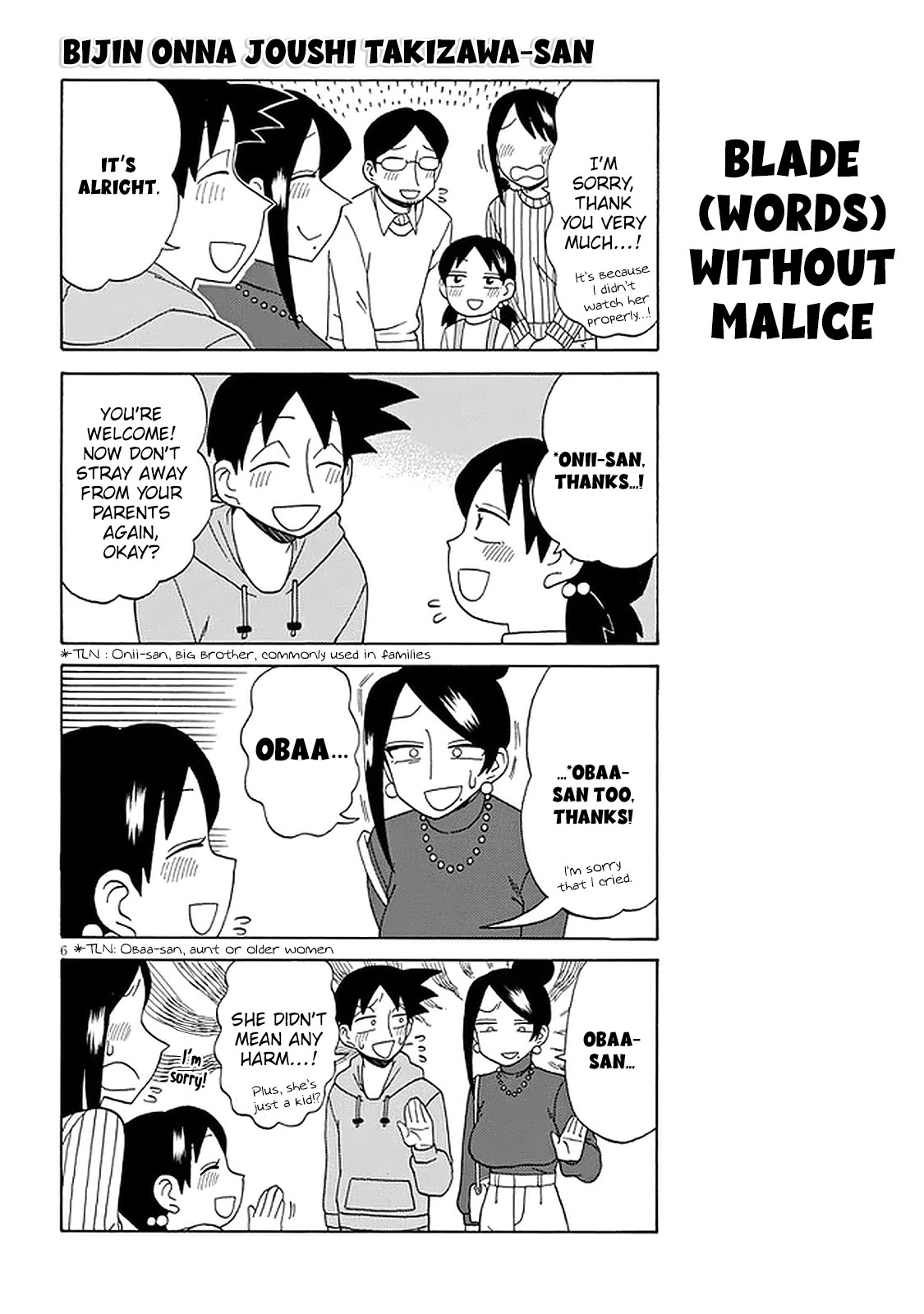 Bijin Onna Joushi Takizawa-San Chapter 116 - Page 6 in English
