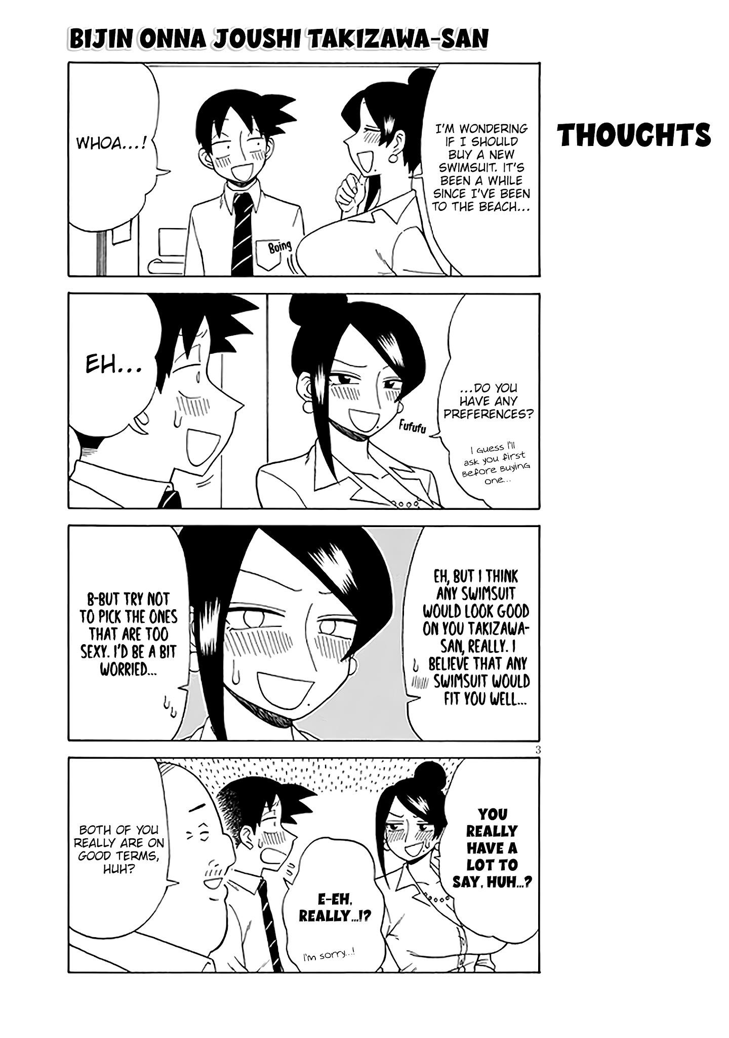 Bijin Onna Joushi Takizawa-San Chapter 120 - Page 3 in English