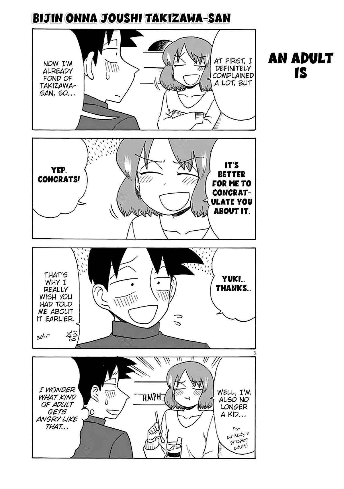 Bijin Onna Joushi Takizawa-San Chapter 123 - Page 5 in English