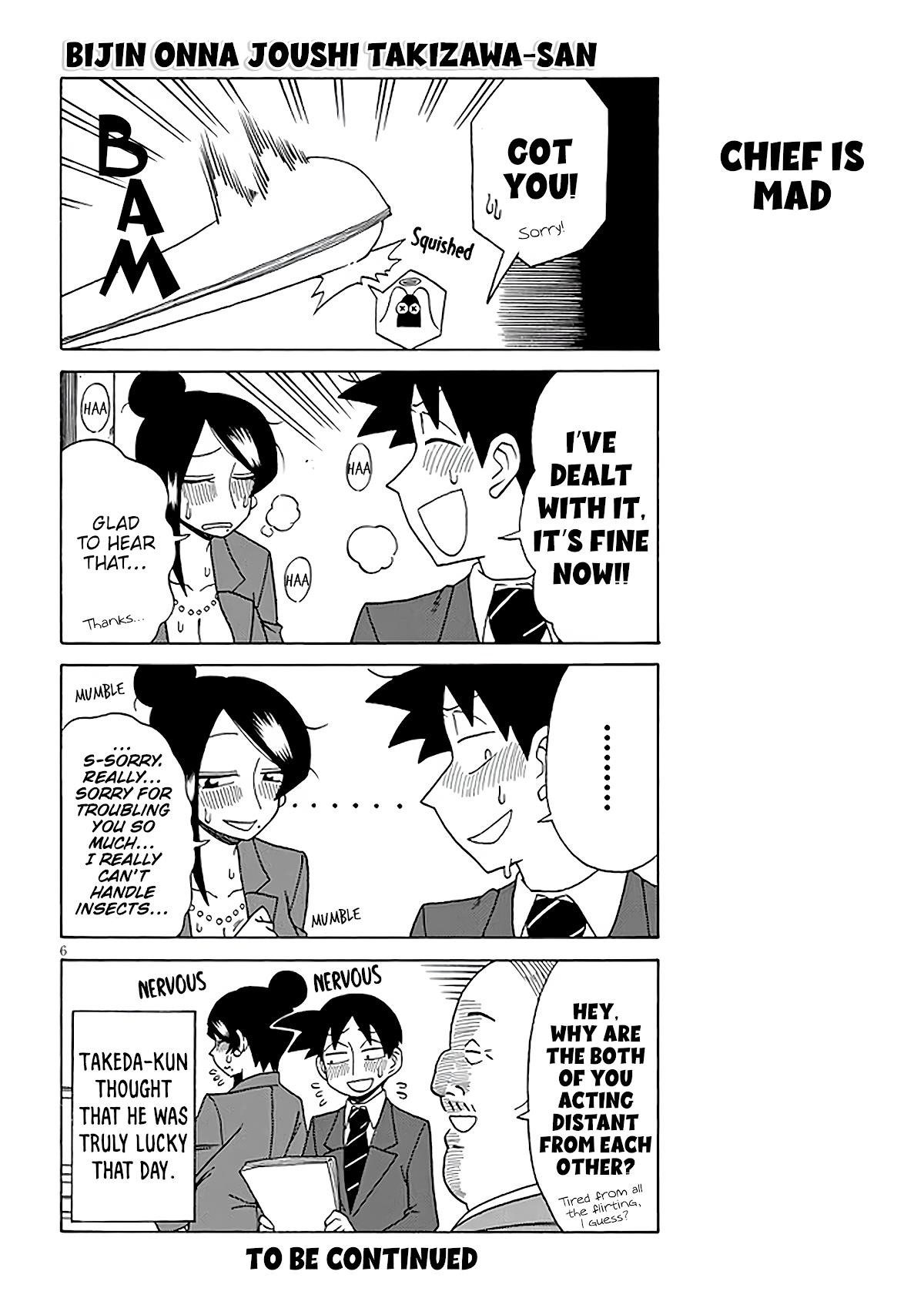 Bijin Onna Joushi Takizawa-San Chapter 125 - Page 6 in English