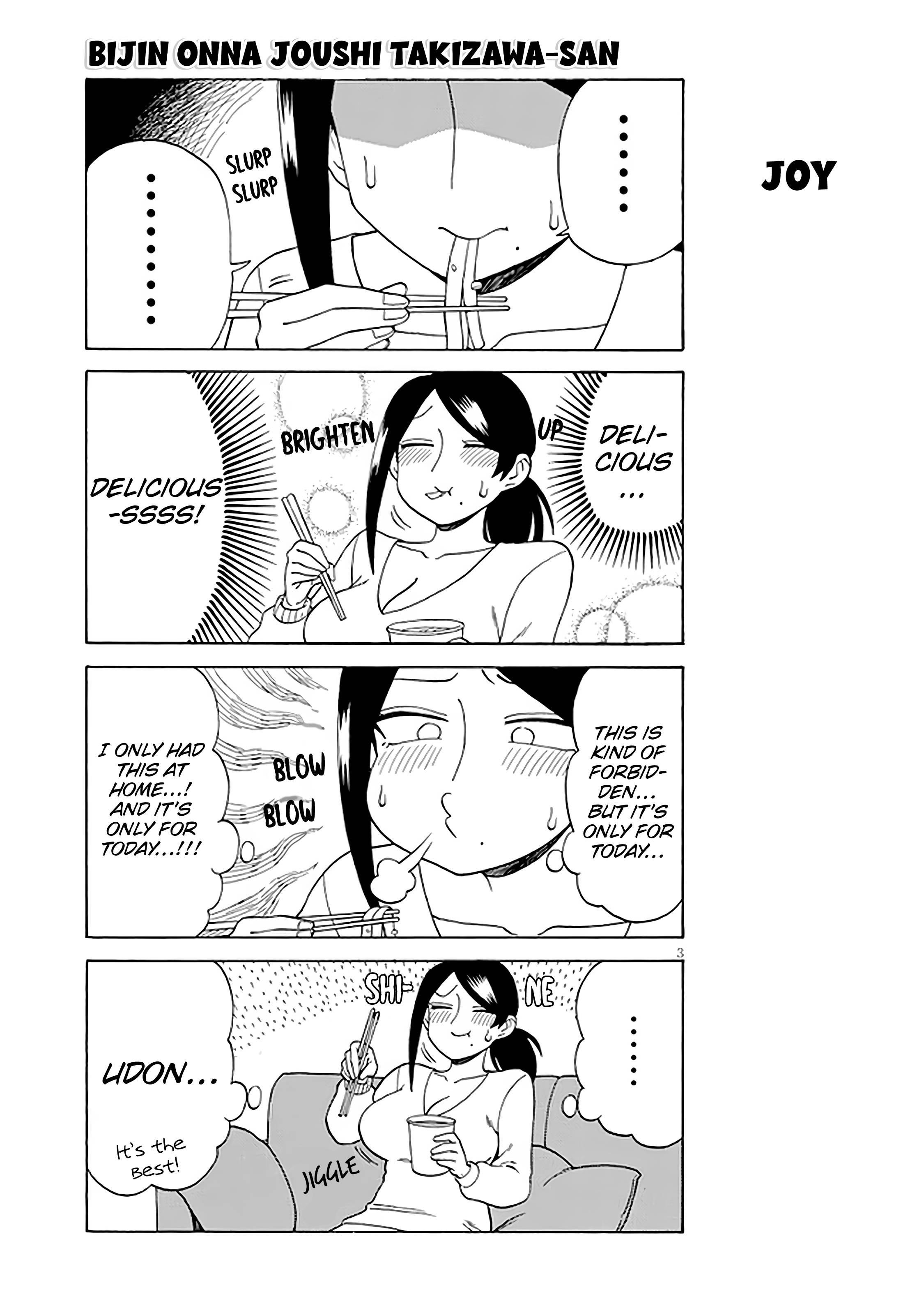 Bijin Onna Joushi Takizawa-San Chapter 127 - Page 3 in English