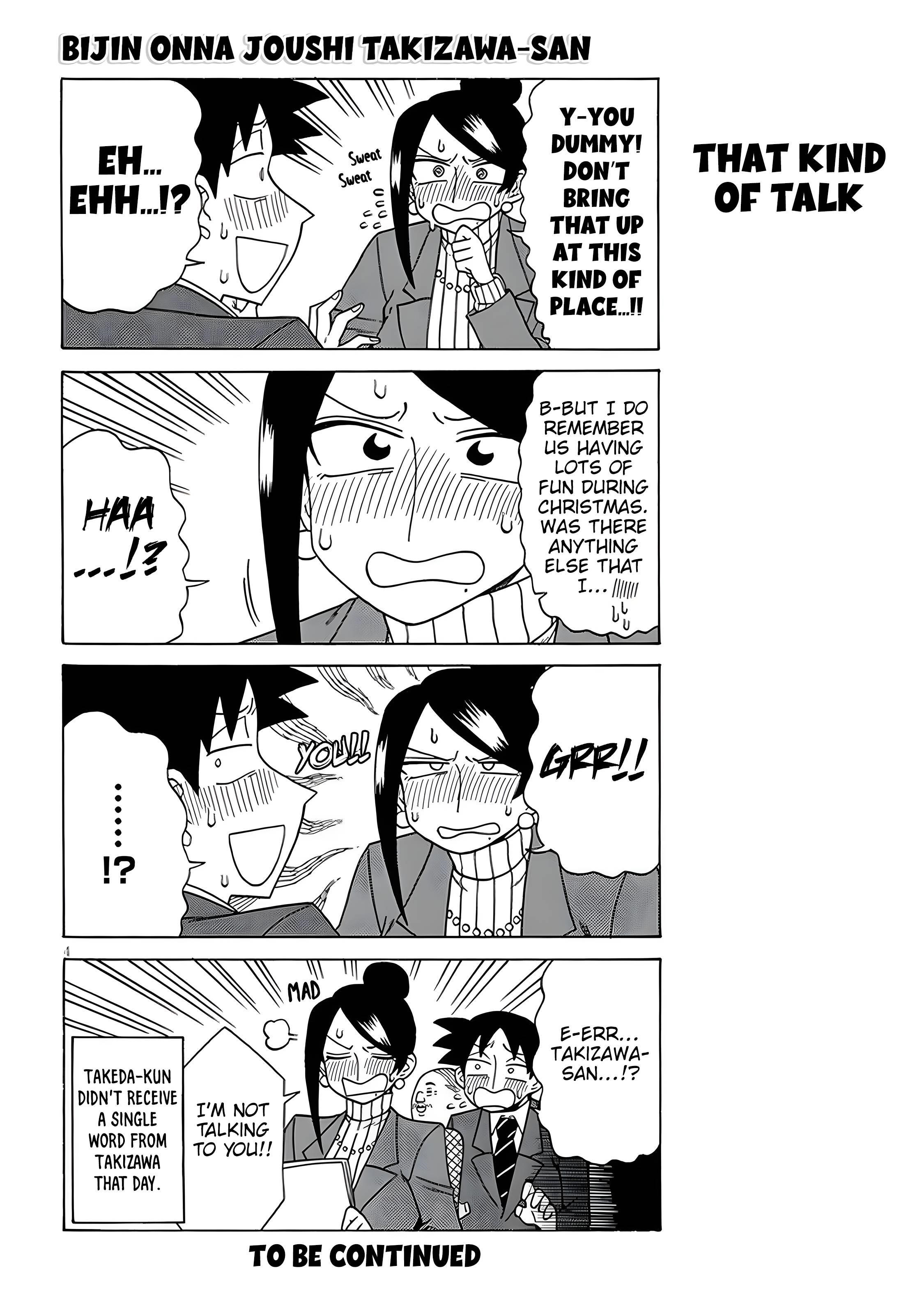 Bijin Onna Joushi Takizawa-San Chapter 131 - Page 4 in English