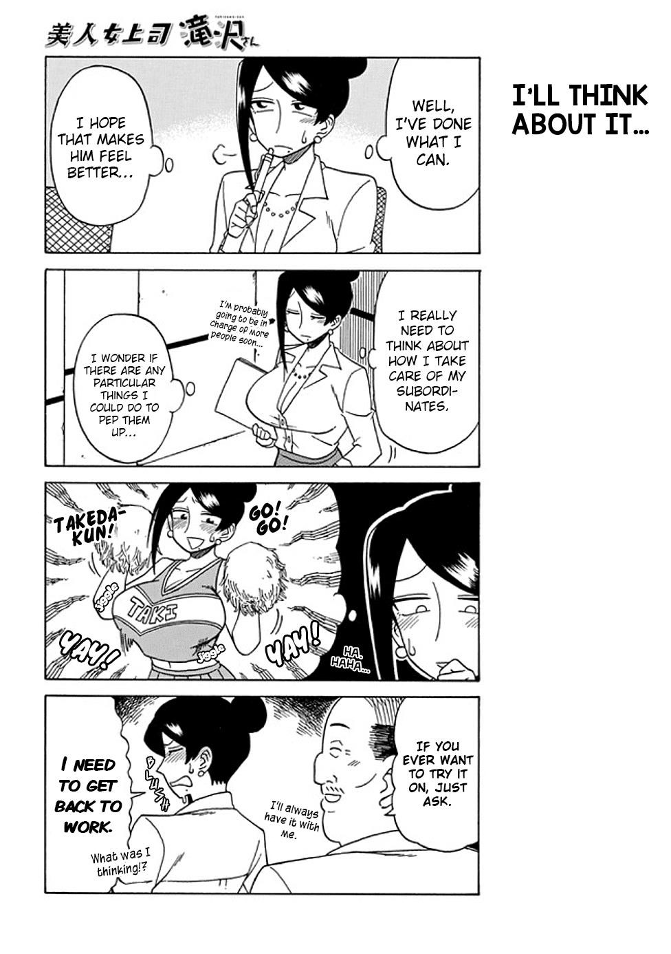 Bijin Onna Joushi Takizawa-San Chapter 28 - Page 4 in English