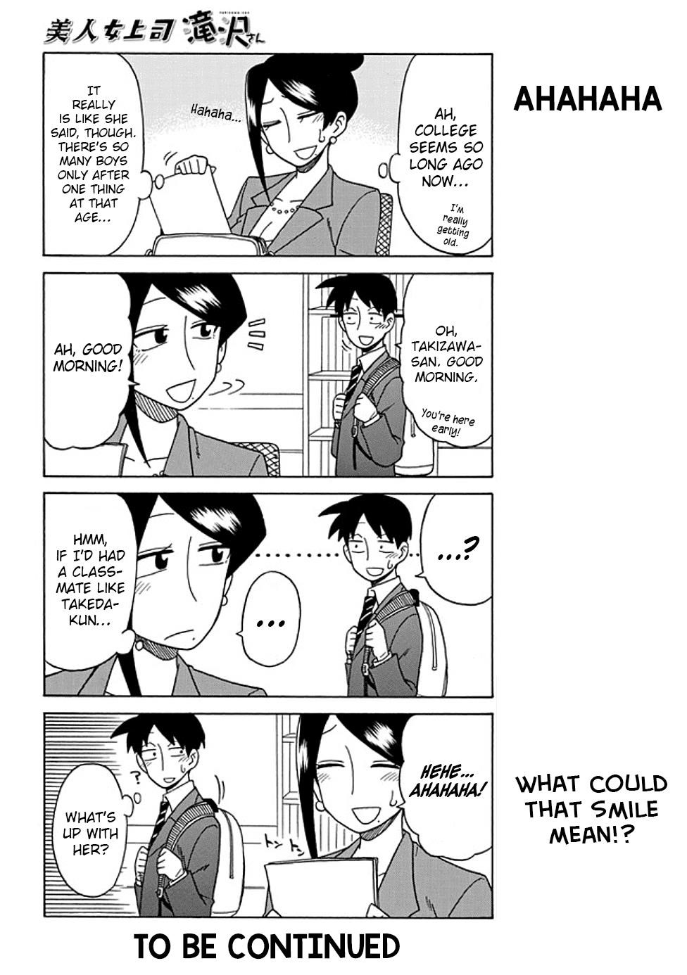 Bijin Onna Joushi Takizawa-San Chapter 30 - Page 4 in English
