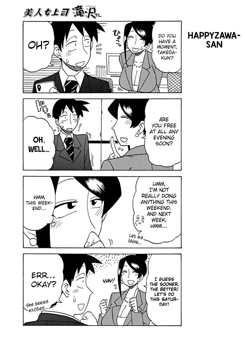 Bijin Onna Joushi Takizawa-San Chapter 32 - Page 3 in English