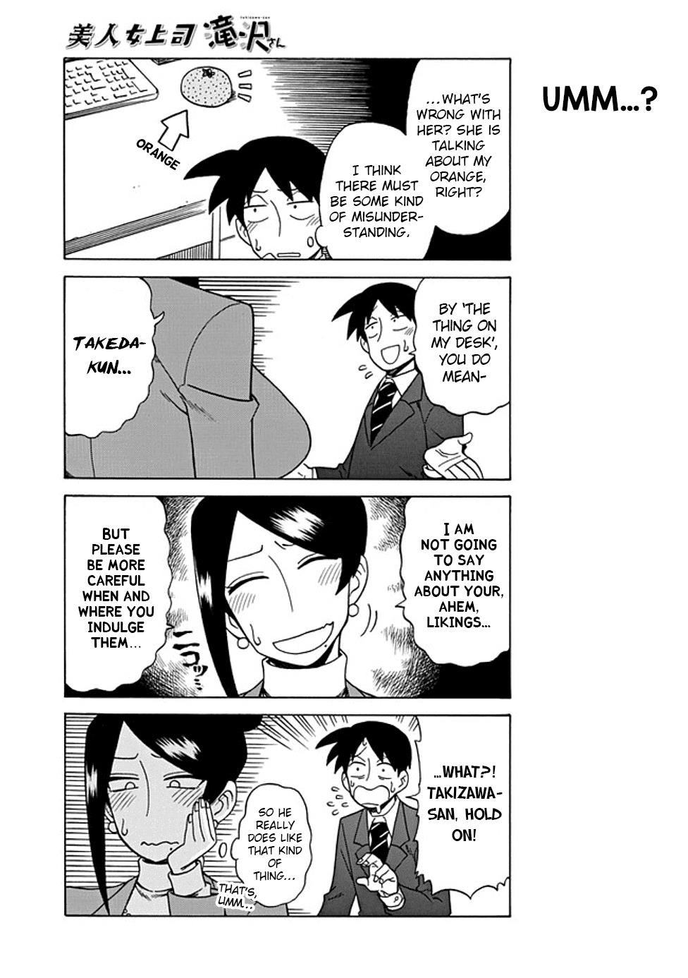 Bijin Onna Joushi Takizawa-San Chapter 34 - Page 5 in English