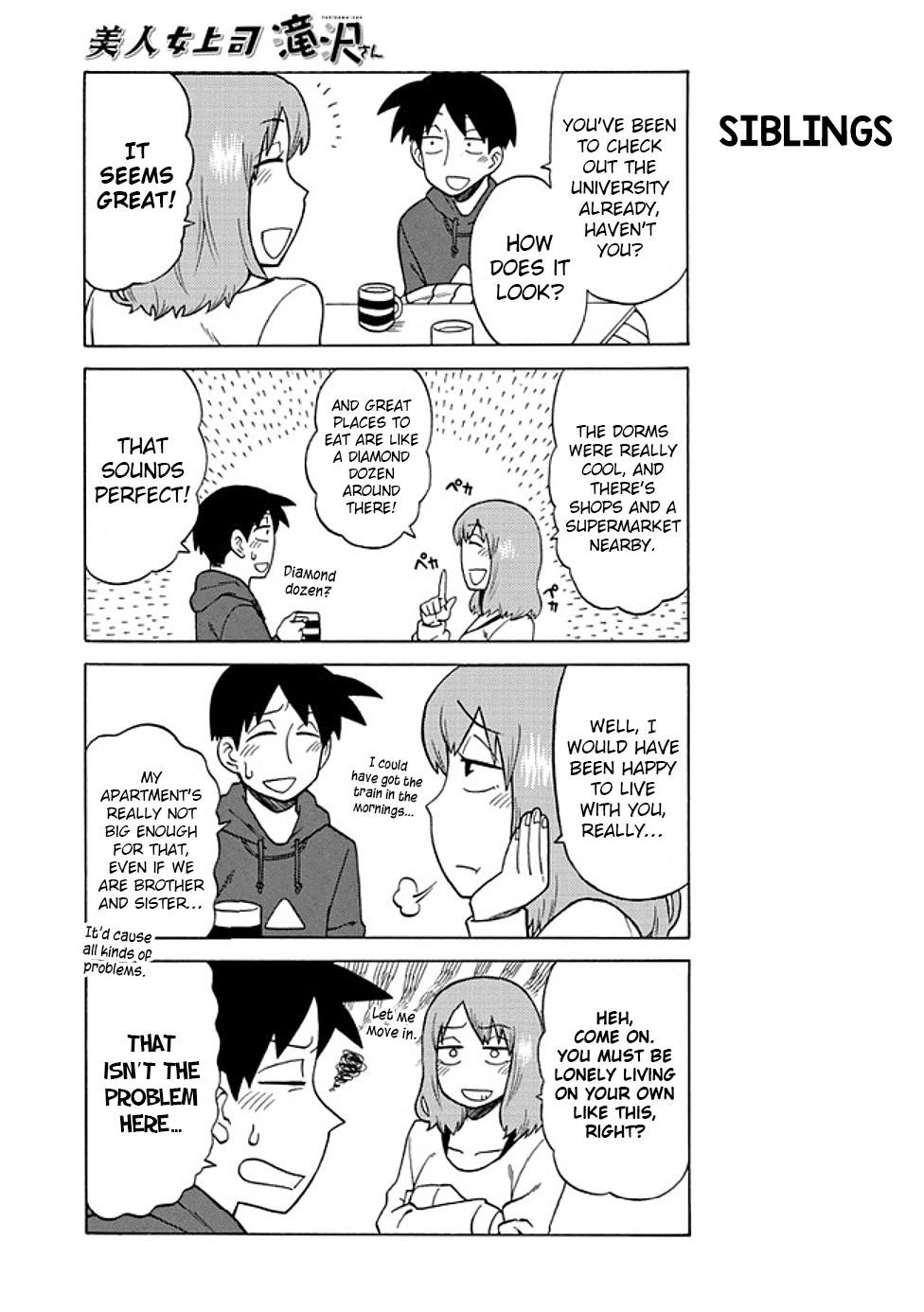 Bijin Onna Joushi Takizawa-San Chapter 40 - Page 3 in English