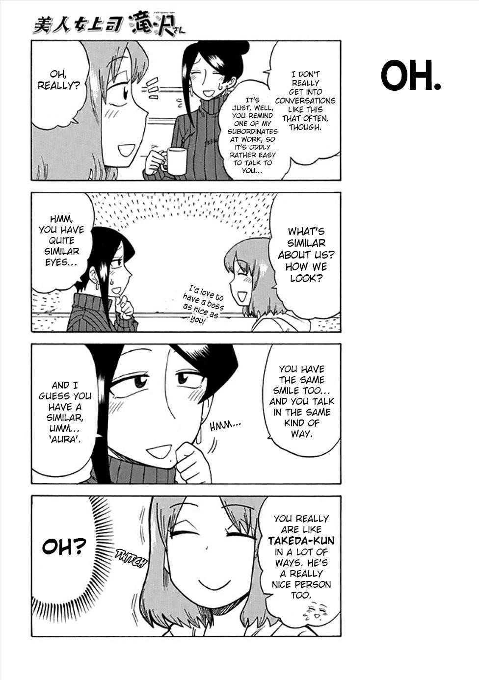 Bijin Onna Joushi Takizawa-San Chapter 41 - Page 4 in English