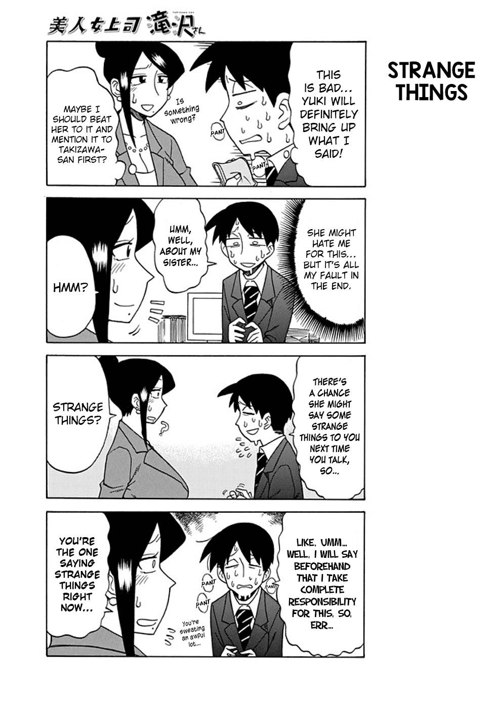Bijin Onna Joushi Takizawa-San Chapter 42 - Page 3 in English