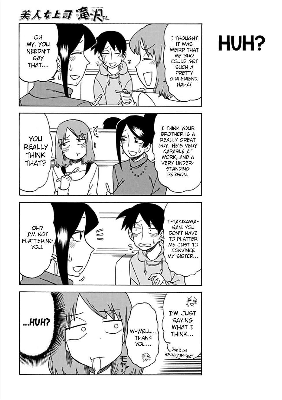 Bijin Onna Joushi Takizawa-San Chapter 43 - Page 4 in English