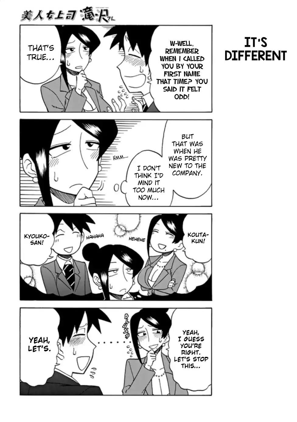 Bijin Onna Joushi Takizawa-San Chapter 45 - Page 4 in English