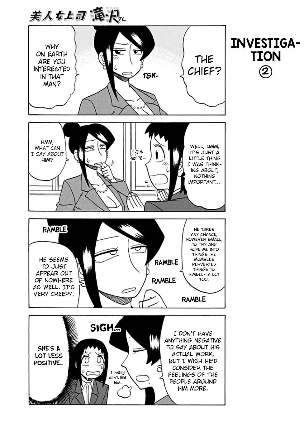 Bijin Onna Joushi Takizawa-San Chapter 54 - Page 3 in English