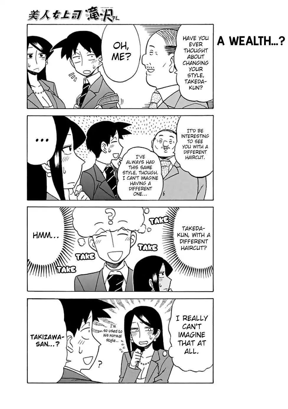 Bijin Onna Joushi Takizawa-San Chapter 56 - Page 3 in English