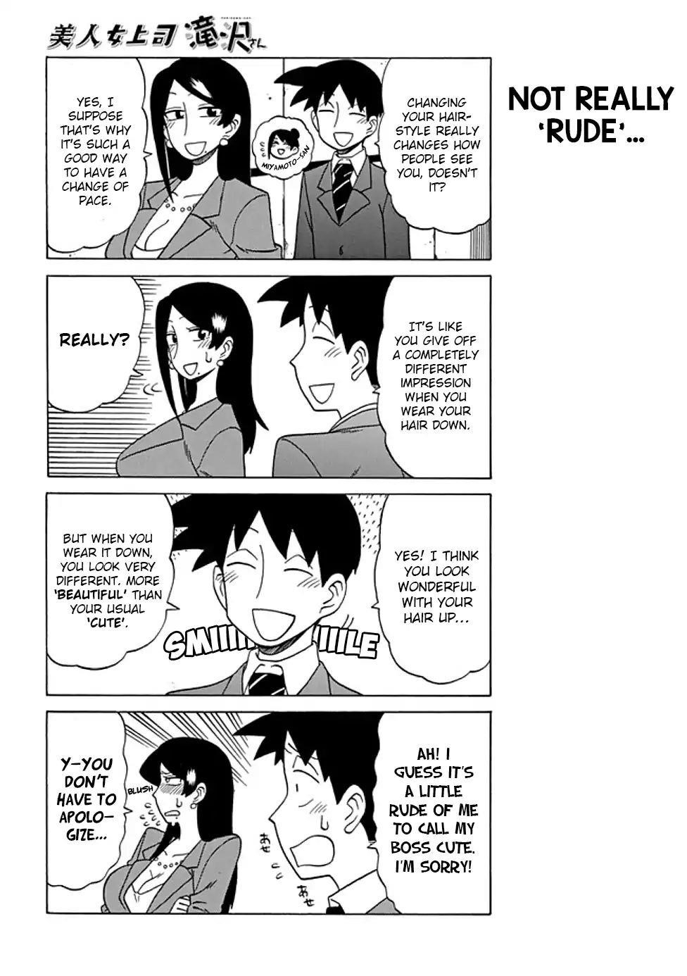 Bijin Onna Joushi Takizawa-San Chapter 56 - Page 4 in English