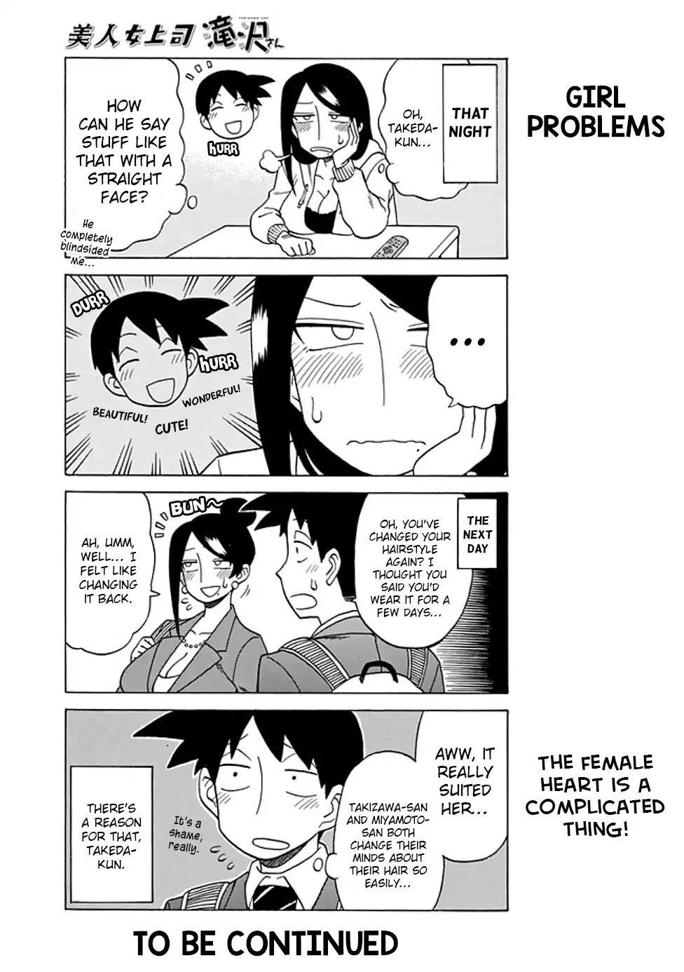 Bijin Onna Joushi Takizawa-San Chapter 56 - Page 5 in English