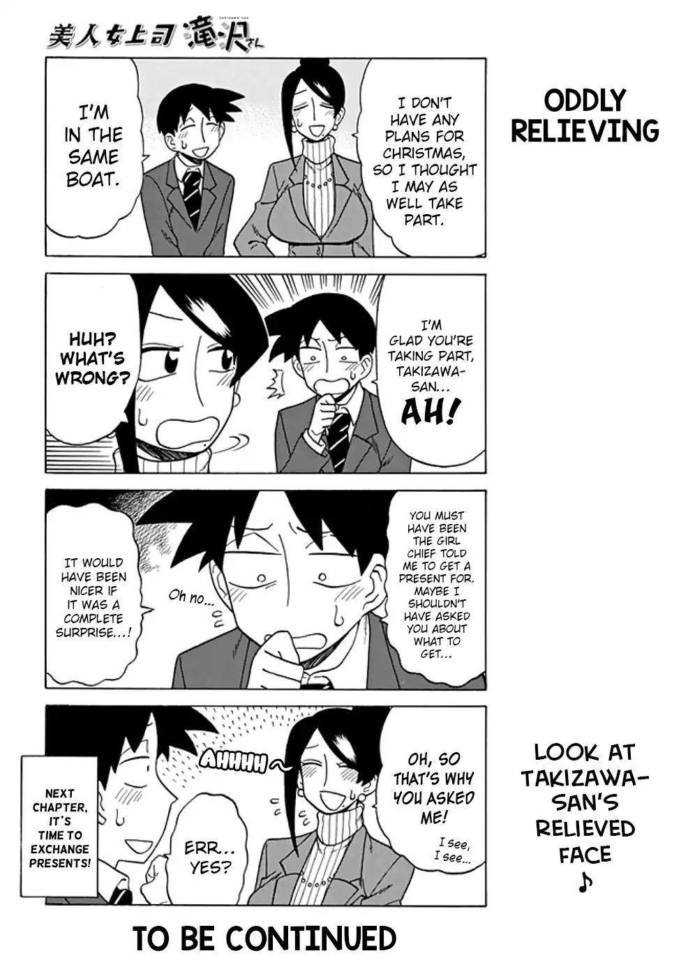 Bijin Onna Joushi Takizawa-San Chapter 58 - Page 4 in English