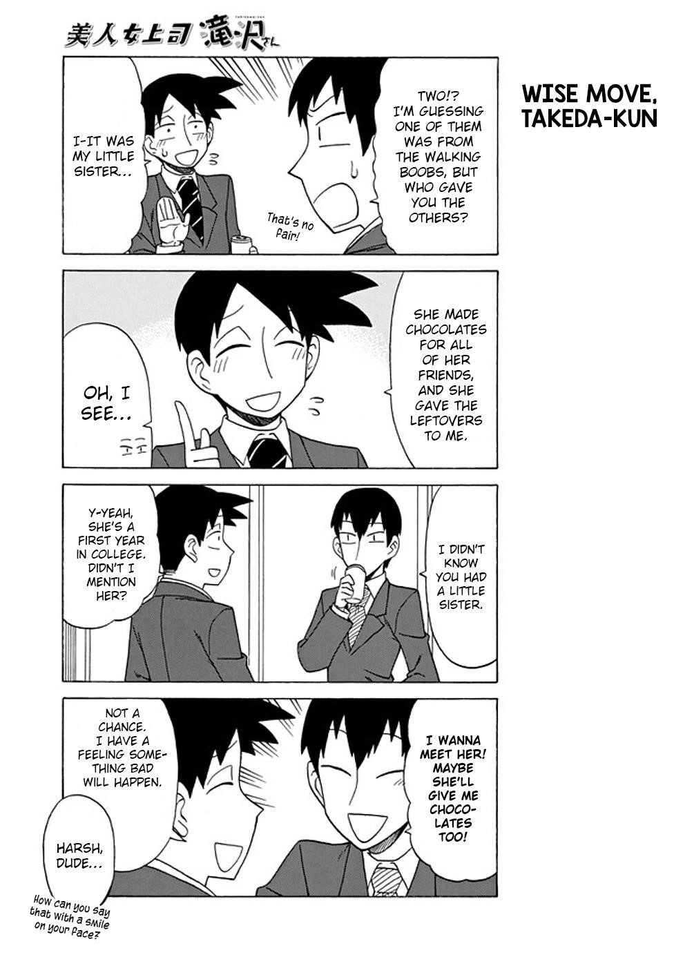 Bijin Onna Joushi Takizawa-San Chapter 63 - Page 3 in English