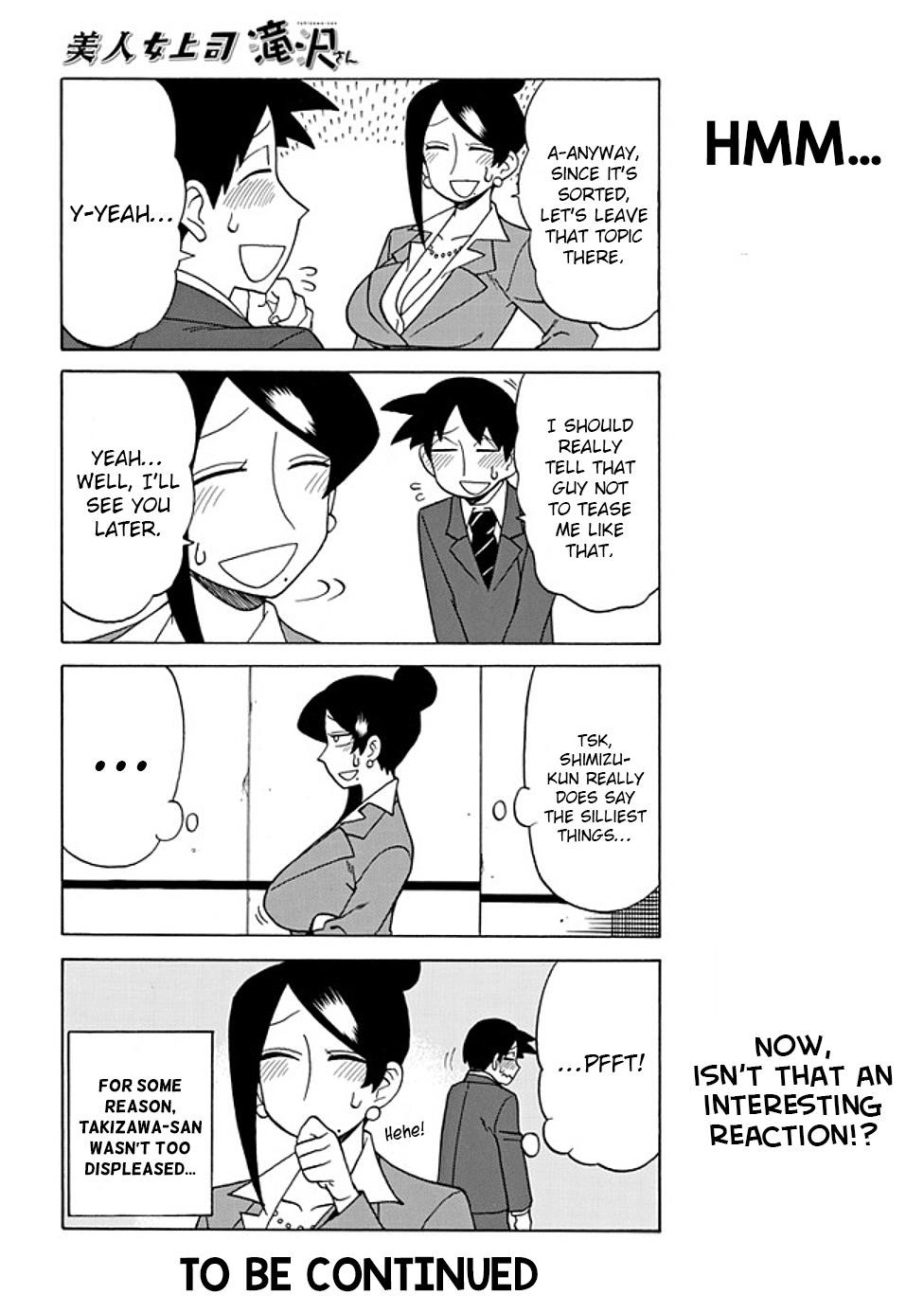 Bijin Onna Joushi Takizawa-San Chapter 68 - Page 4 in English
