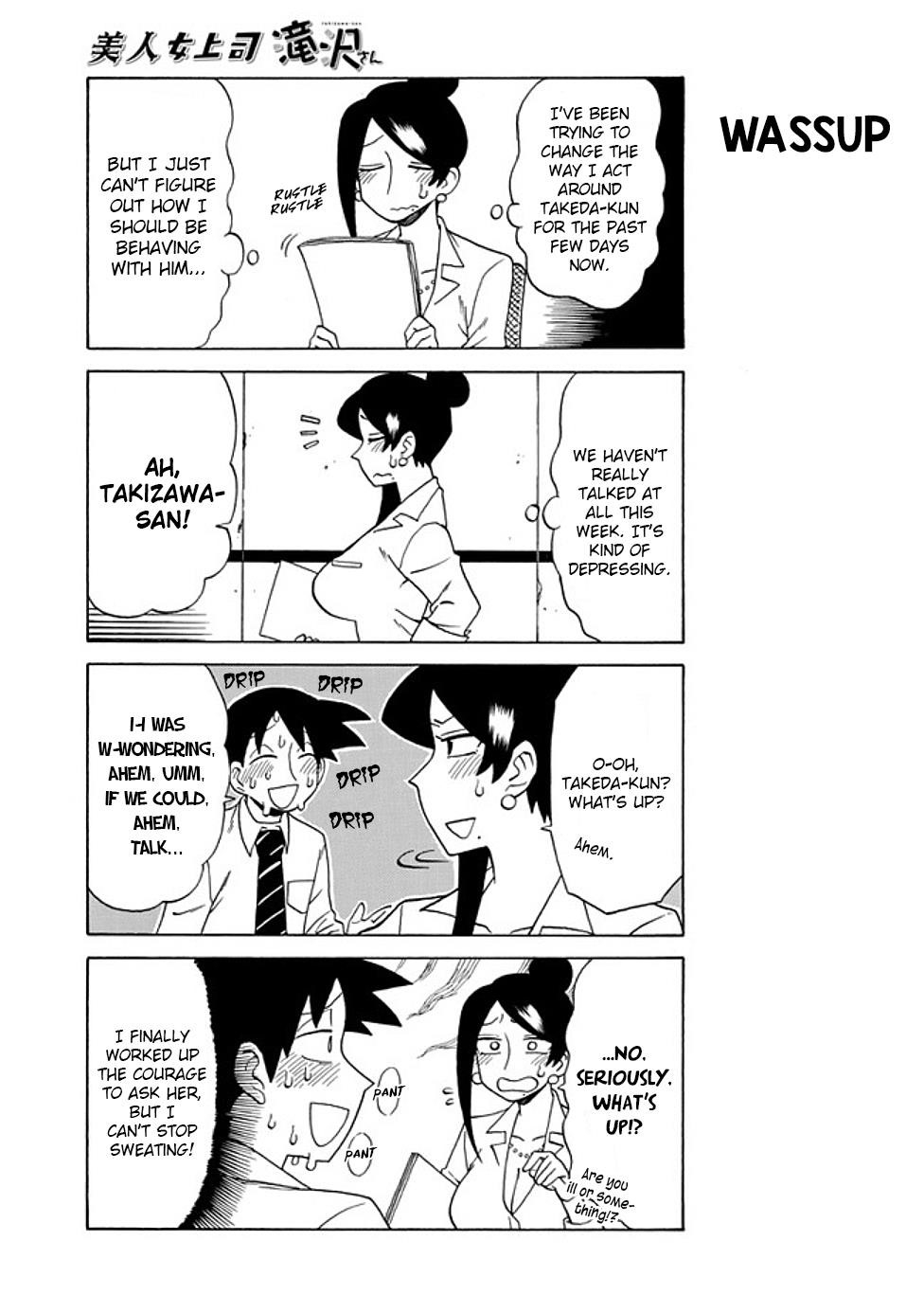 Bijin Onna Joushi Takizawa-San Chapter 77 - Page 3 in English