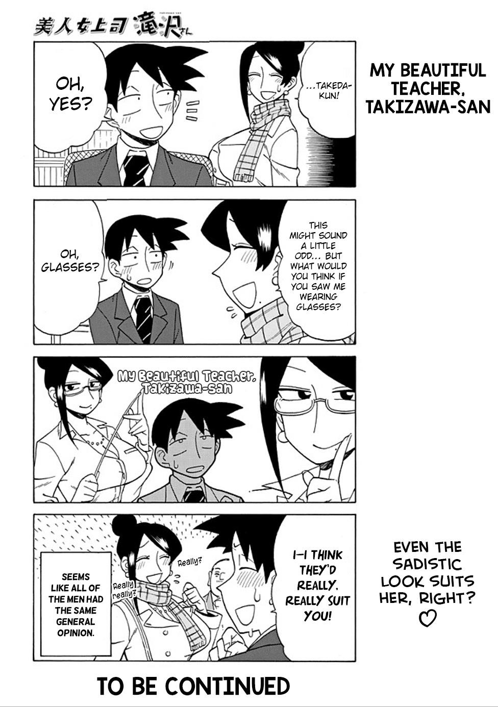 Bijin Onna Joushi Takizawa-San Chapter 85 - Page 4 in English