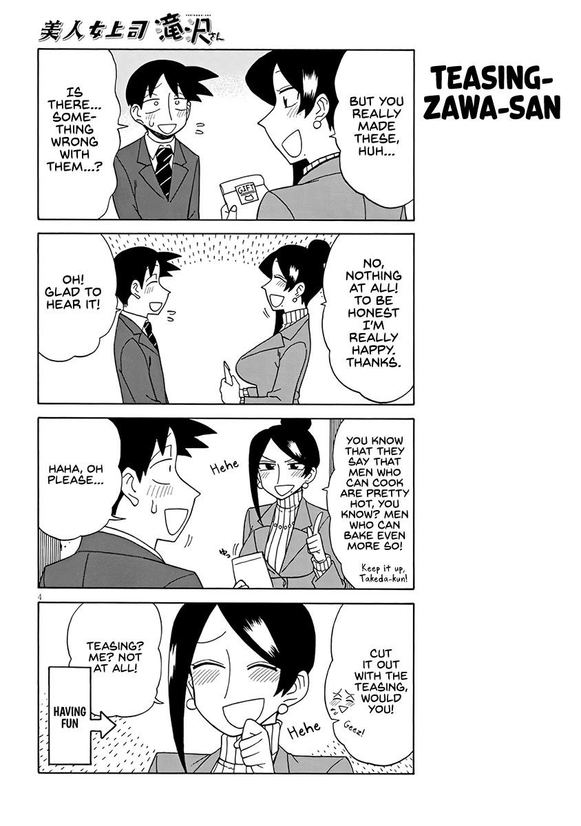 Bijin Onna Joushi Takizawa-San Chapter 89 - Page 4 in English