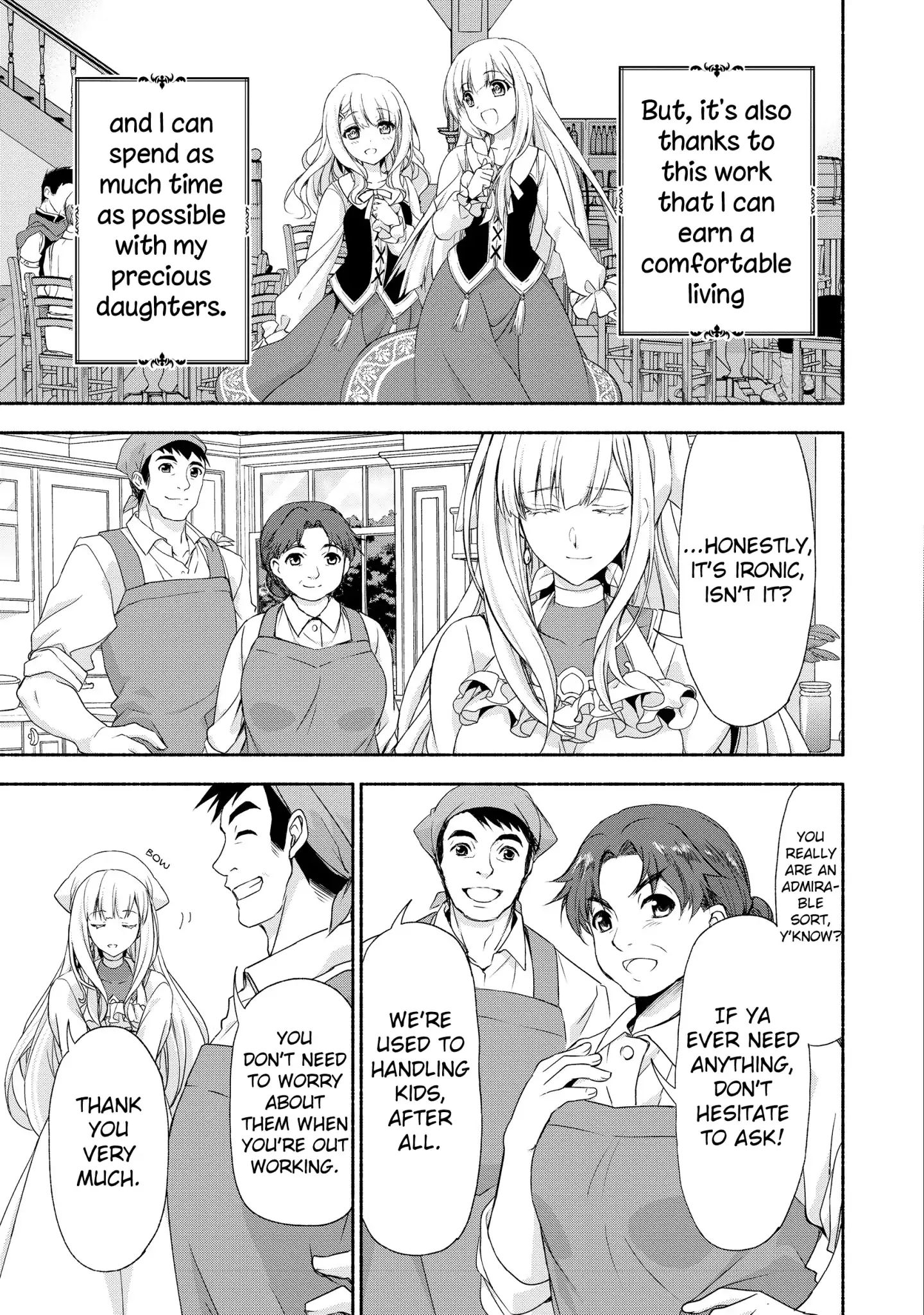 Even Though I’M A Former Noble And A Single Mother, My Daughters Are Too Cute And Working As An Adventurer Isn’T Too Much Of A Hassle Chapter 1 - Page 8 in English