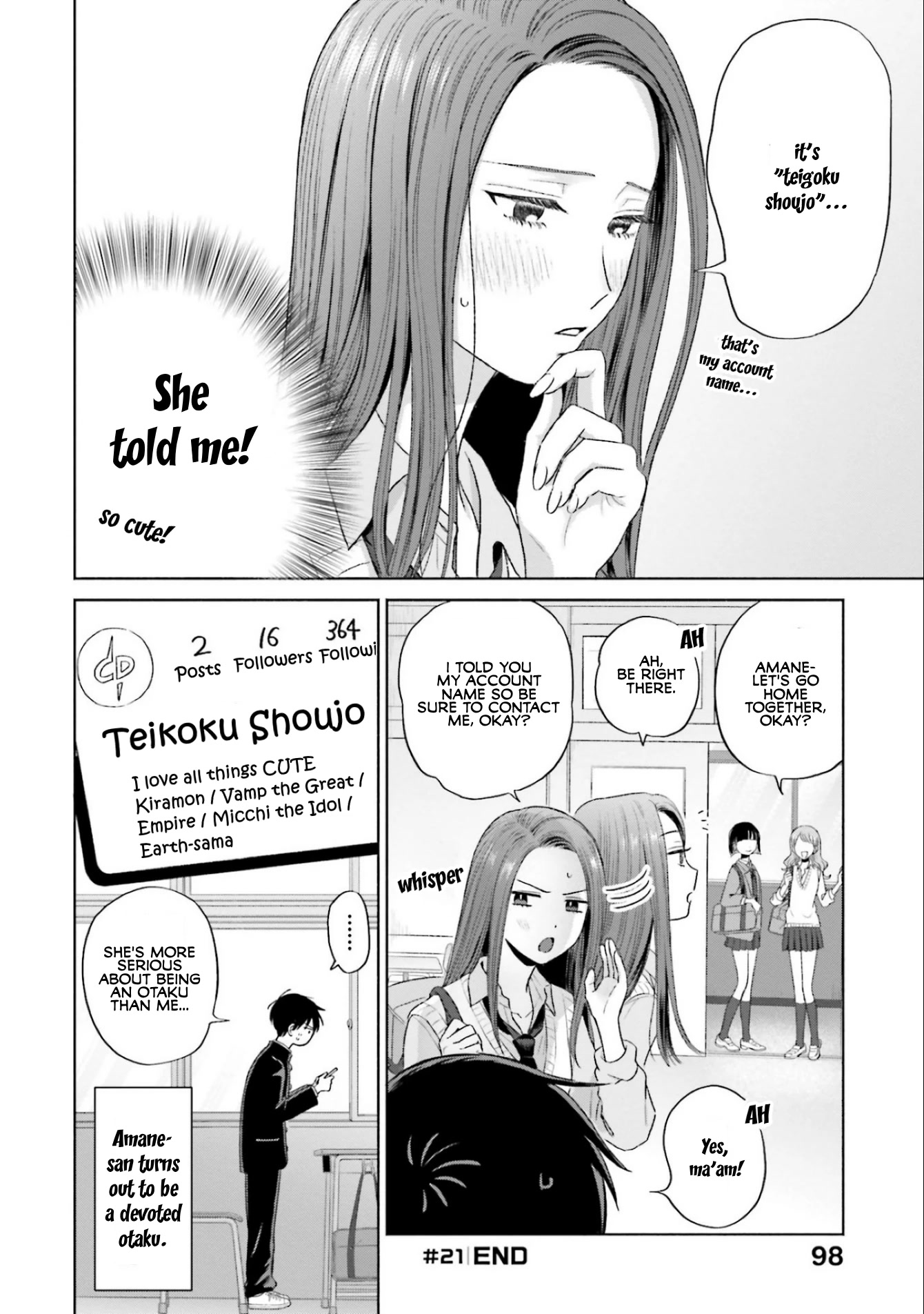 Gal Can’t Be Kind to Otaku!? Chapter 5 - Page 8 in English