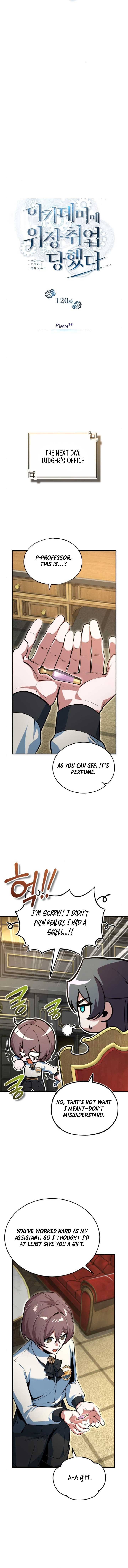 I Got a Fake Job at the Academy Chapter 120 - Page 8 in English