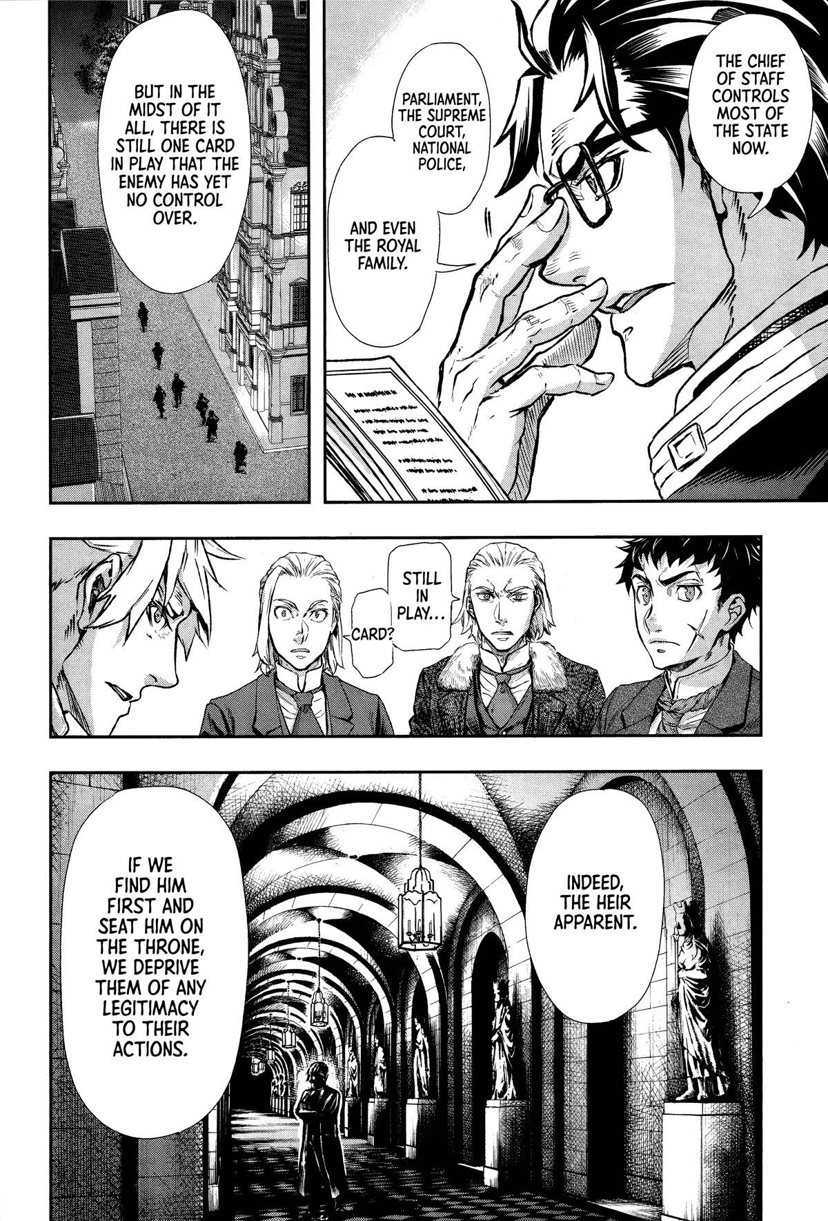 Gunka no Baltzar Chapter 72 - Page 23 in English
