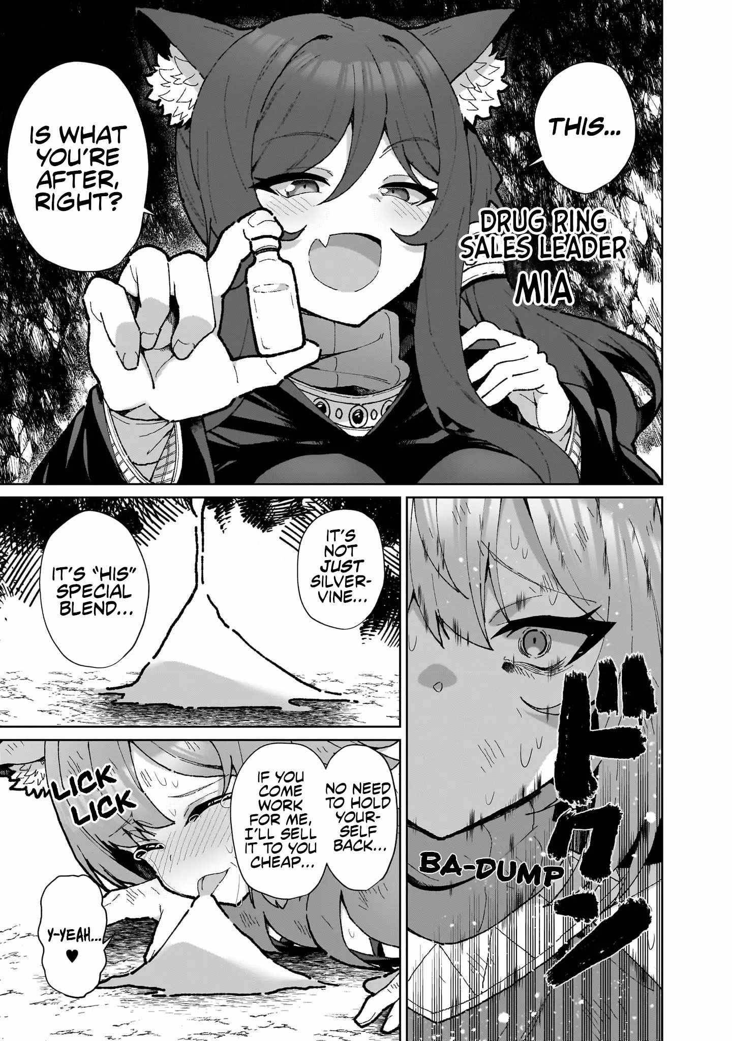 Isekai Drug - Yakugaku Chishiki de Monster Musume-tachi wo Toriko ni shite Nariagaru Chapter 14 - Page 9 in English
