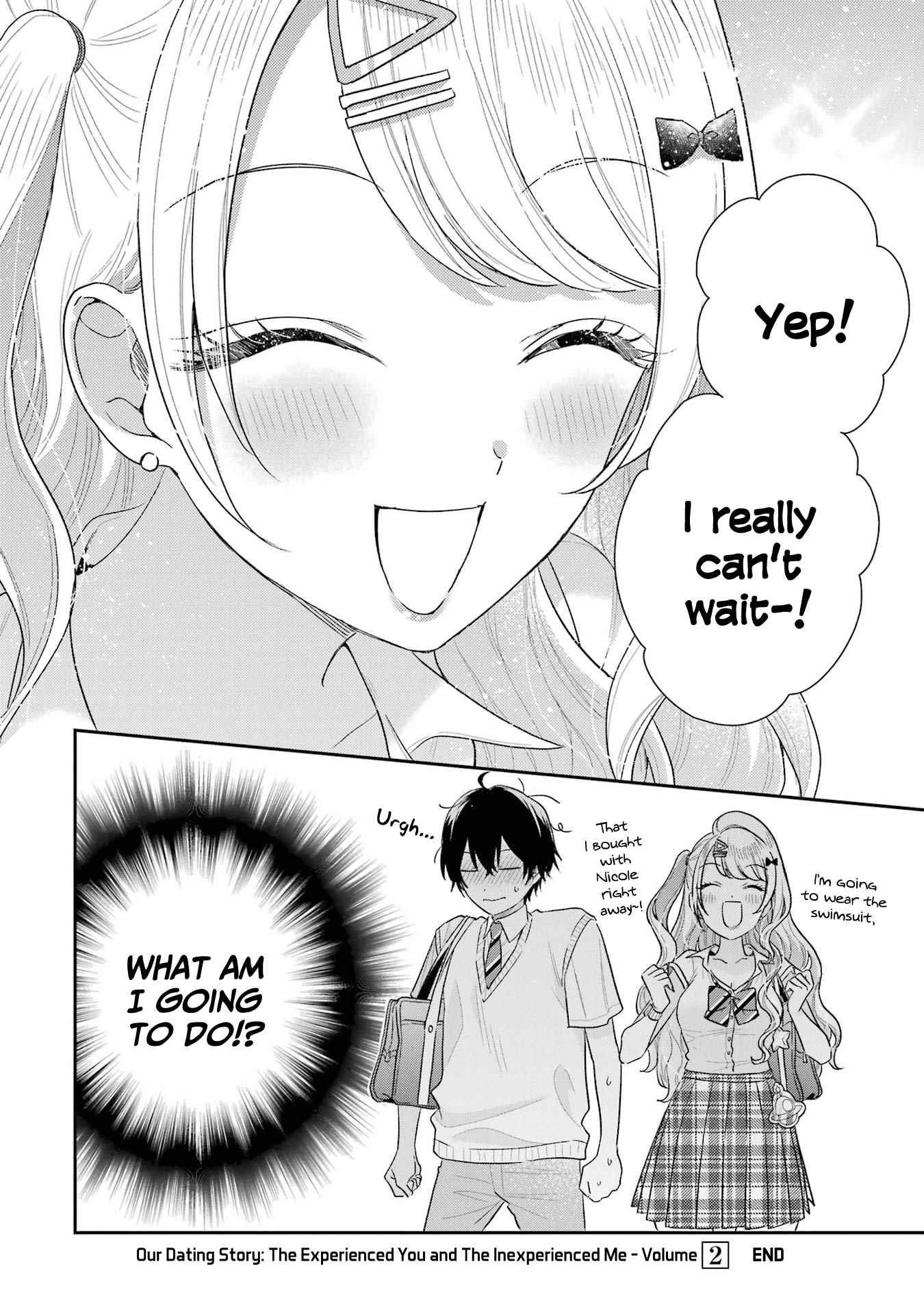 Our Dating Story: The Experienced You and the Inexperienced Me Chapter 9 - Page 33 in English