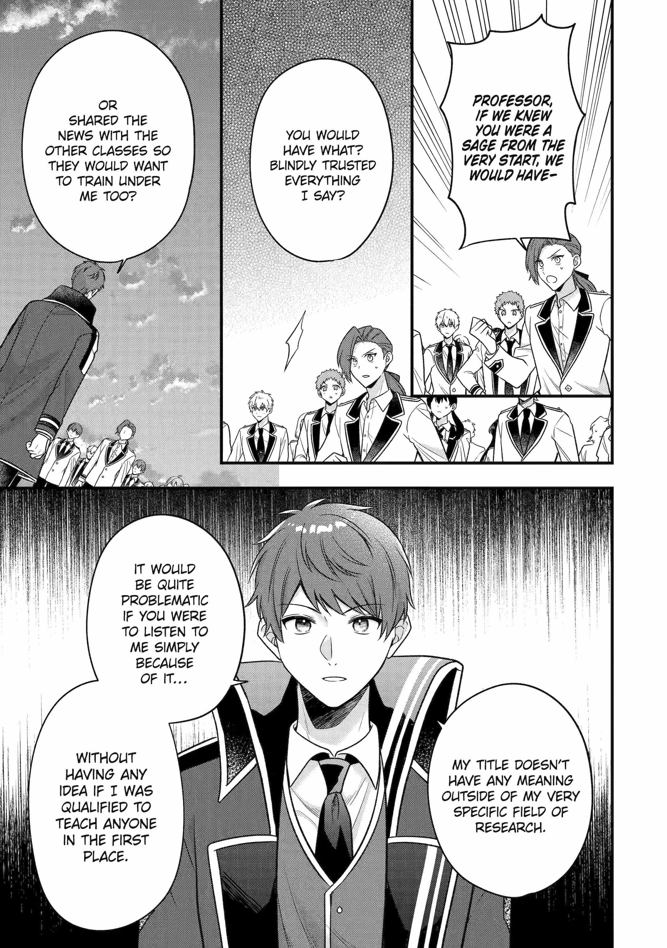 Demoted to a Teacher, the Strongest Sage Raises an Unbeatable Class Chapter 37 - Page 17 in English