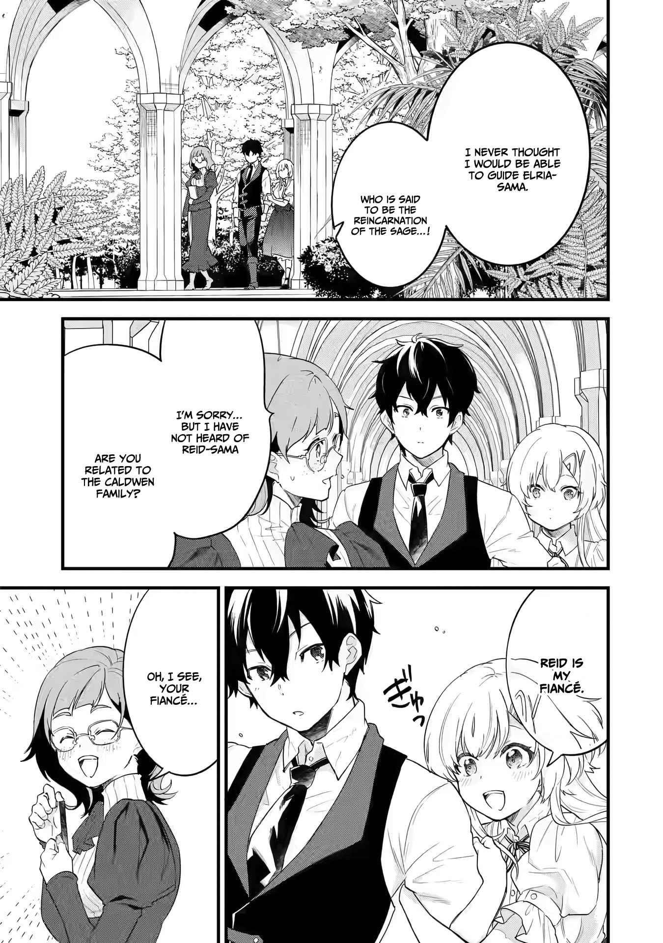 Reincarnated – The Hero Marries the Sage ~After Becoming Engaged to a Former Rival, We Became the Strongest Couple~ Chapter 4.1 - Page 8 in English
