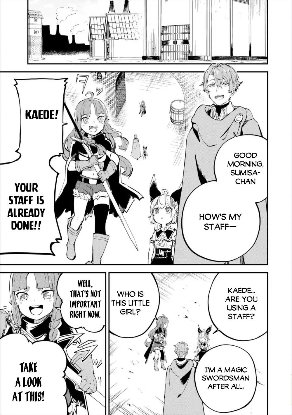 After Being Transferred to Another World I Became a Magical Swordsman Through Cheats Chapter 9.2 - Page 3 in English
