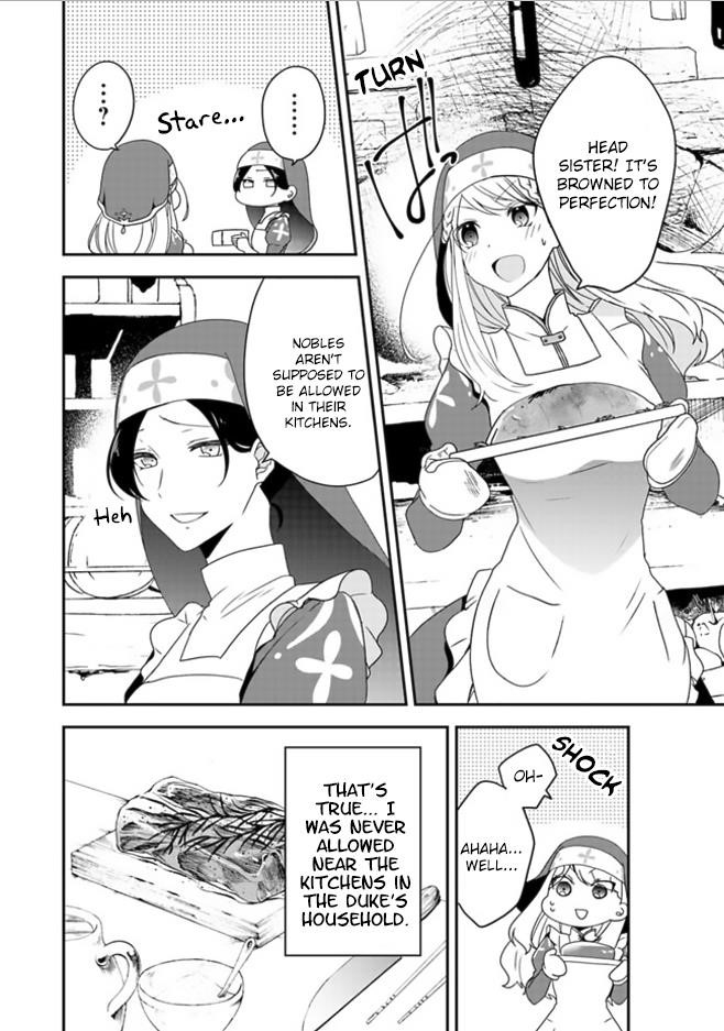 The Banished Villainess! Living The Leisurely Life Of A Nun Making Revolutionary Church Food Chapter 1 - Page 13 in English