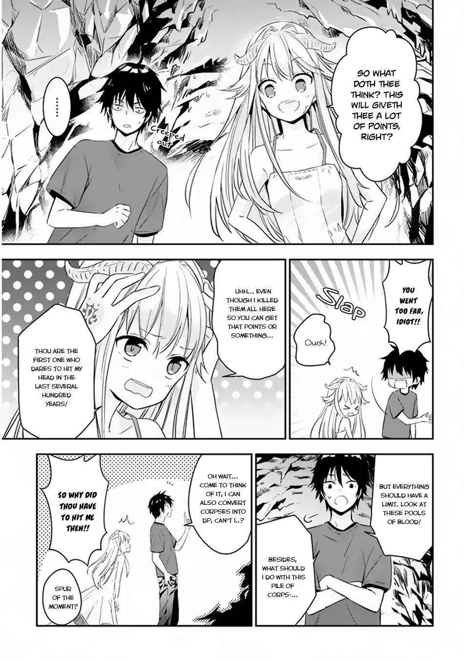Maou Ni Natta Node, Dungeon Tsukutte Jingai Musume To Honobono Suru Chapter 4.1 - Page 8 in English