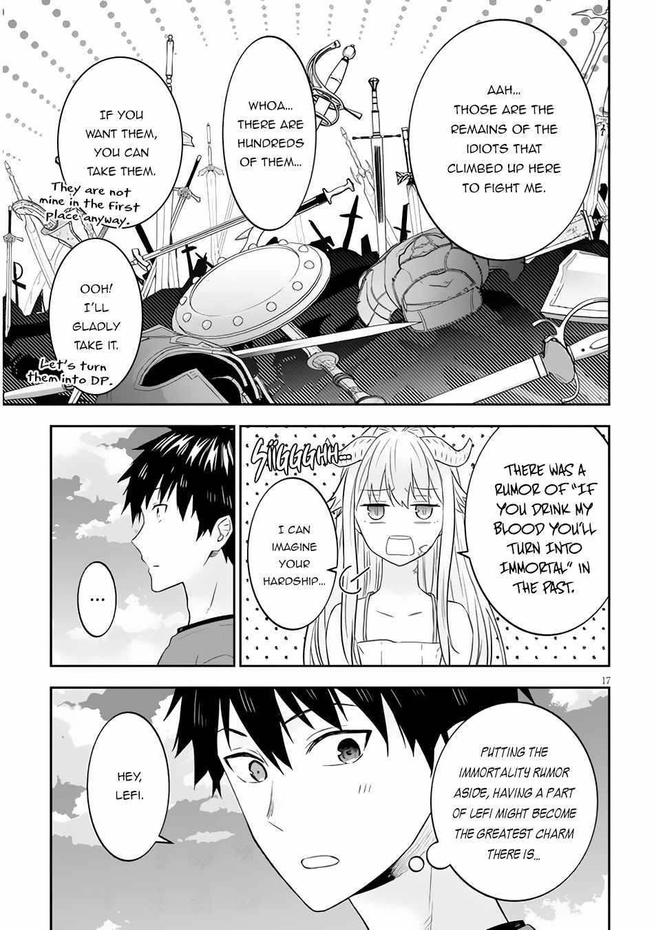 Maou Ni Natta Node, Dungeon Tsukutte Jingai Musume To Honobono Suru Chapter 43 - Page 17 in English