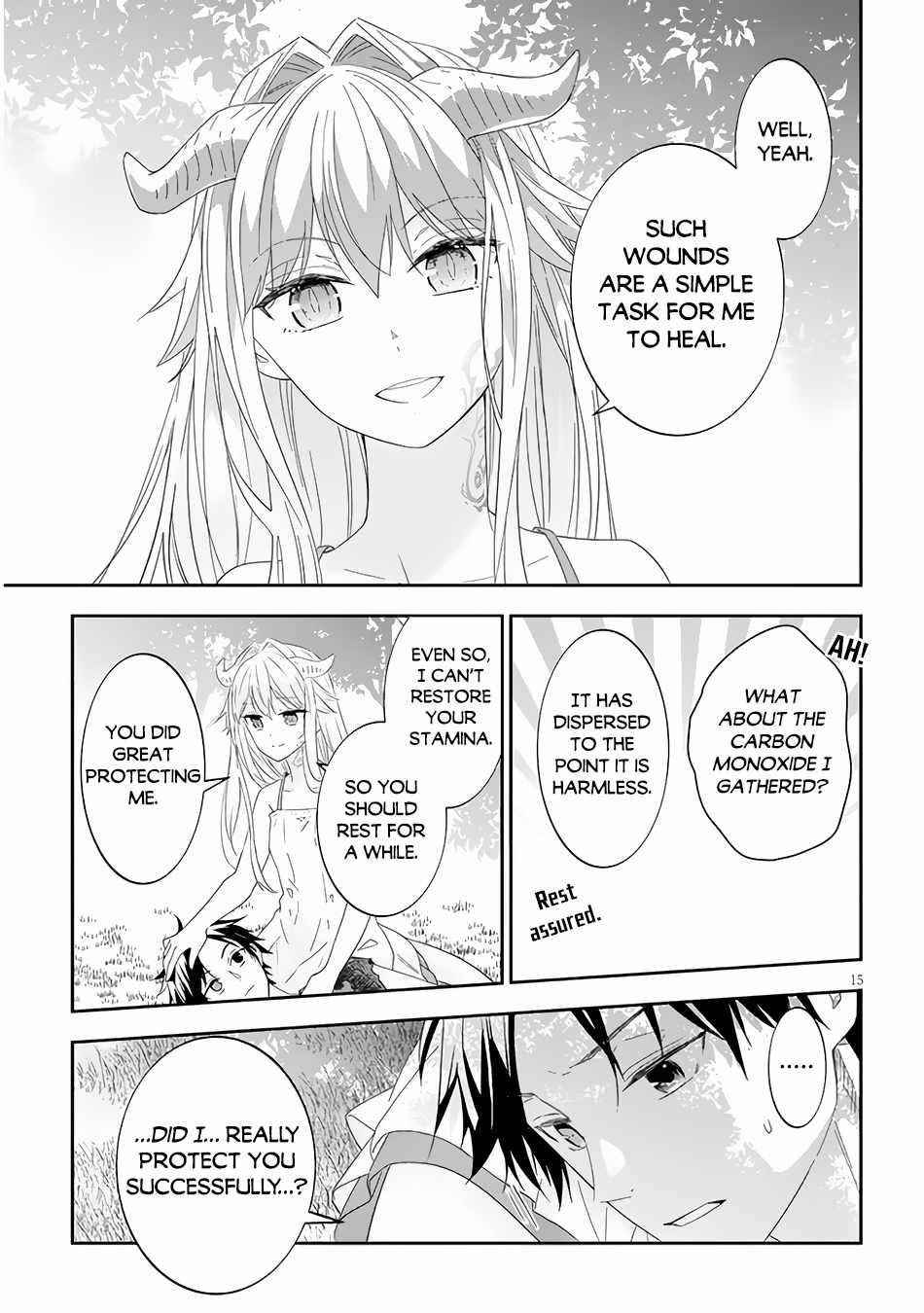 Maou Ni Natta Node, Dungeon Tsukutte Jingai Musume To Honobono Suru Chapter 47 - Page 15 in English