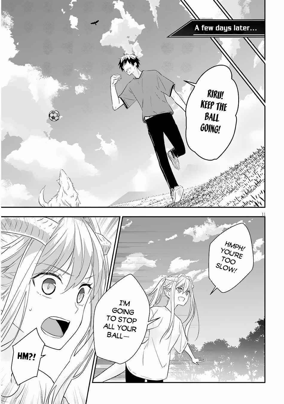 Maou Ni Natta Node, Dungeon Tsukutte Jingai Musume To Honobono Suru Chapter 49 - Page 11 in English