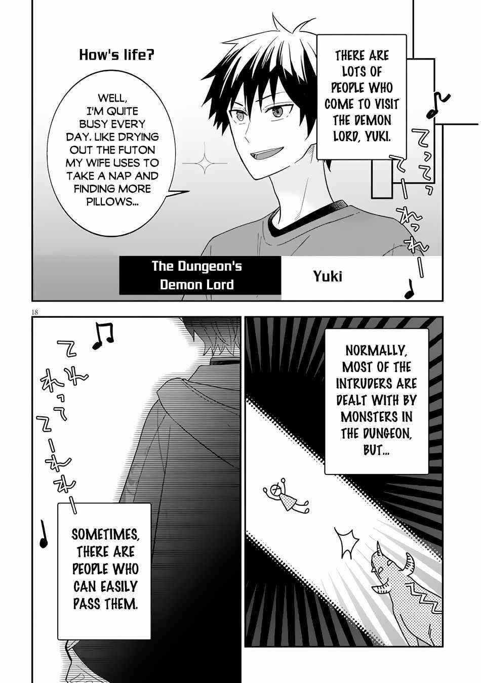 Maou Ni Natta Node, Dungeon Tsukutte Jingai Musume To Honobono Suru Chapter 49 - Page 18 in English