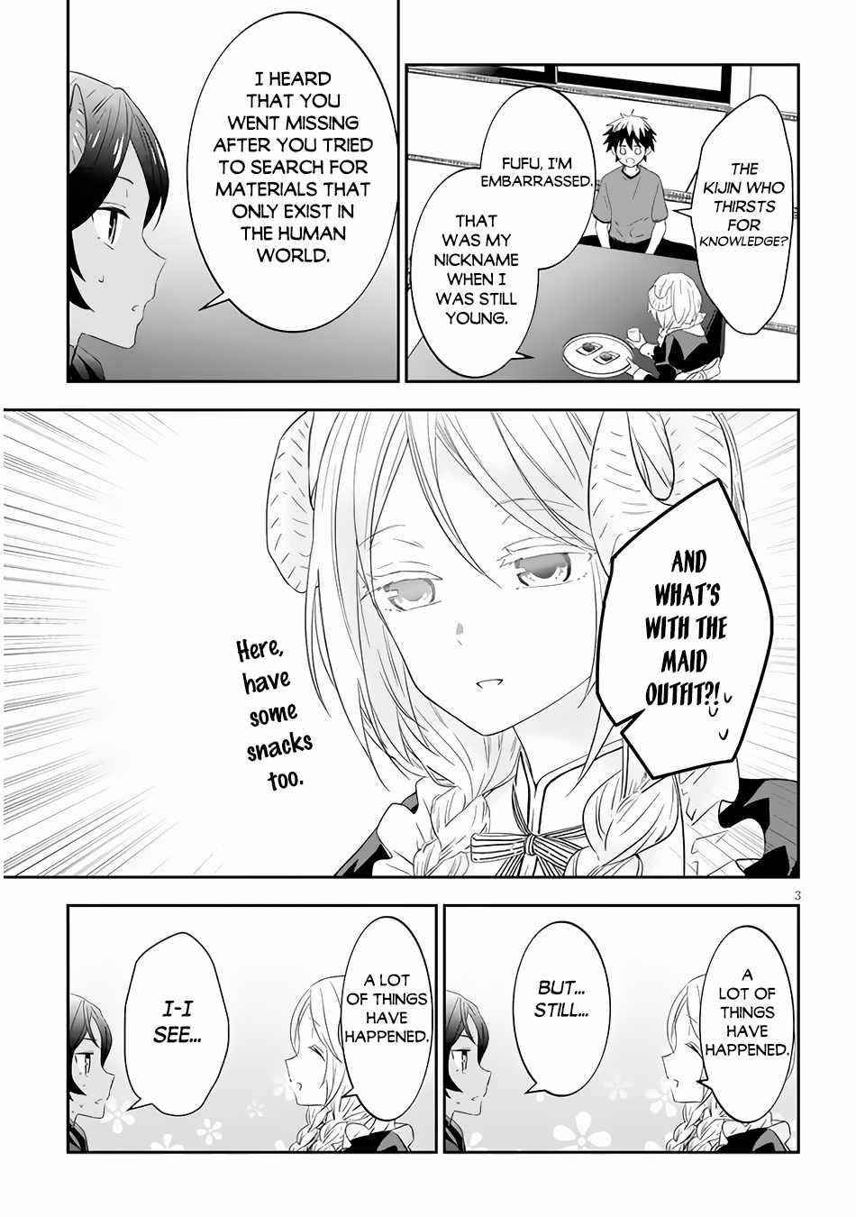 Maou Ni Natta Node, Dungeon Tsukutte Jingai Musume To Honobono Suru Chapter 50.1 - Page 3 in English